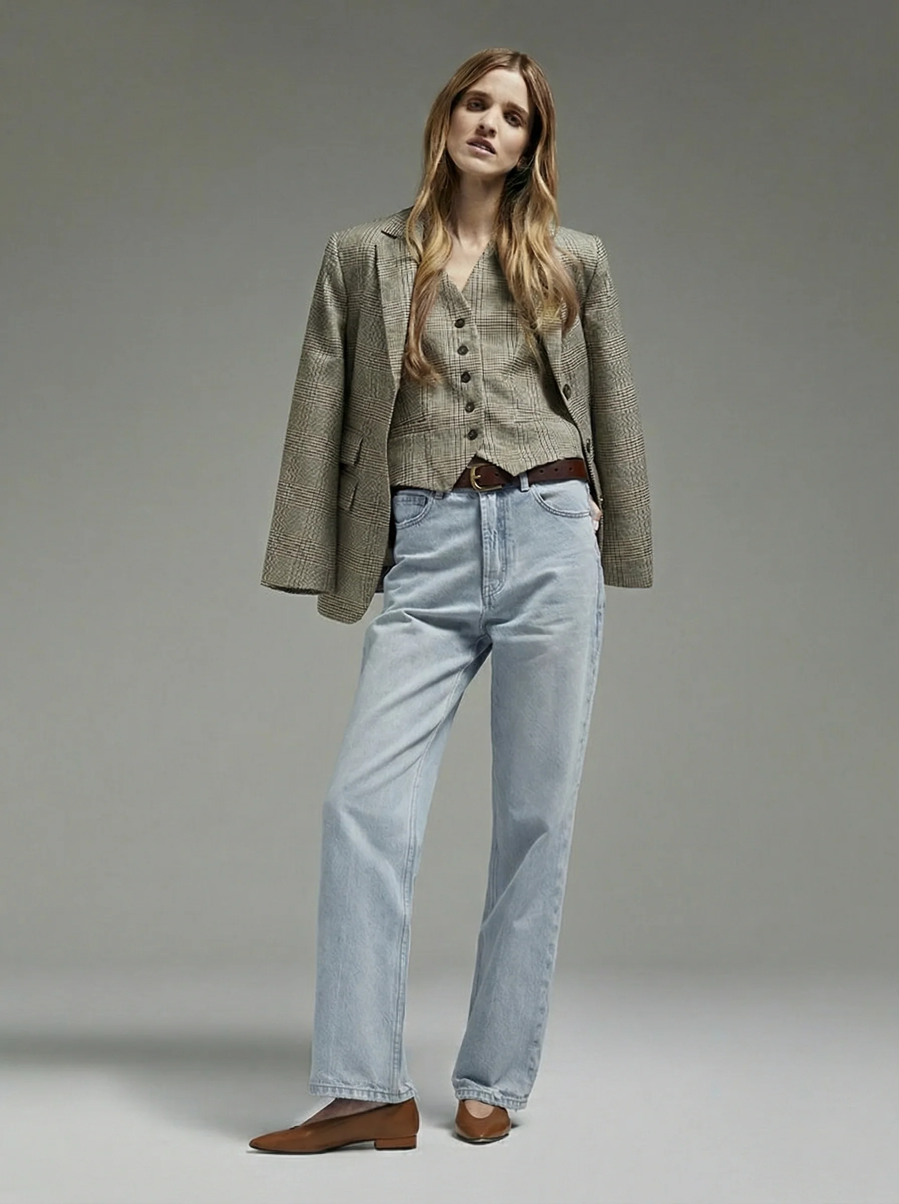 Prince Check Waistcoat - Image 4