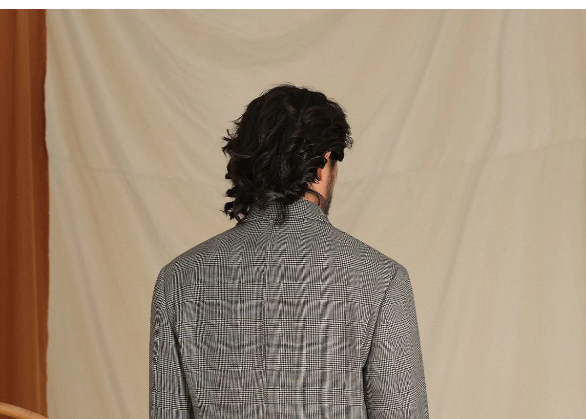 Prince Checkered Chester Coat - Image 3