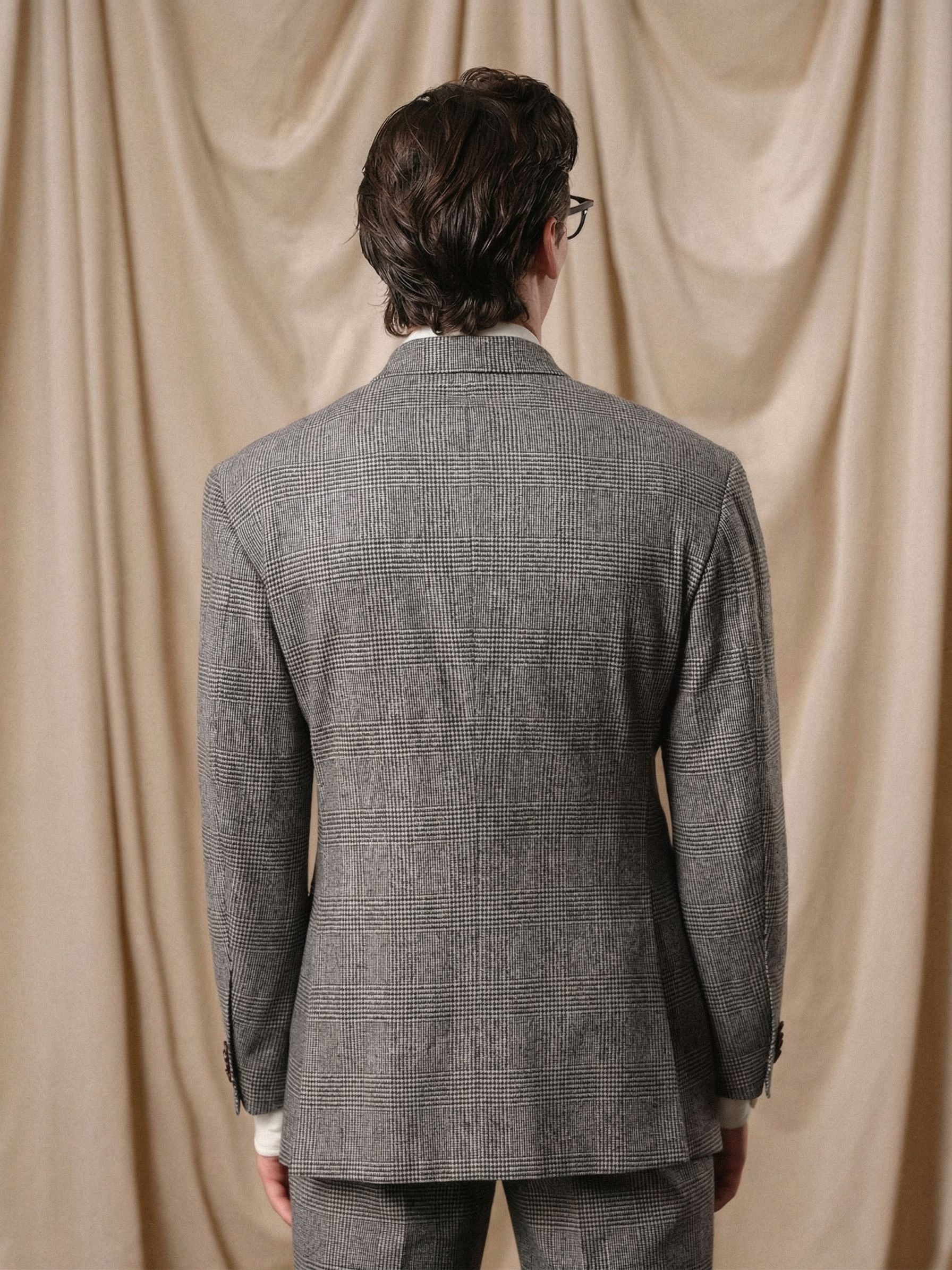 Prince of Wales Double-Breasted Flannel Suit - Image 4
