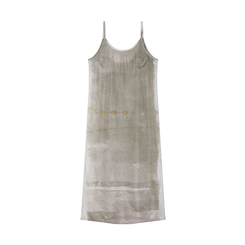 Printed Mulberry Silk Slip Dress - Image 6
