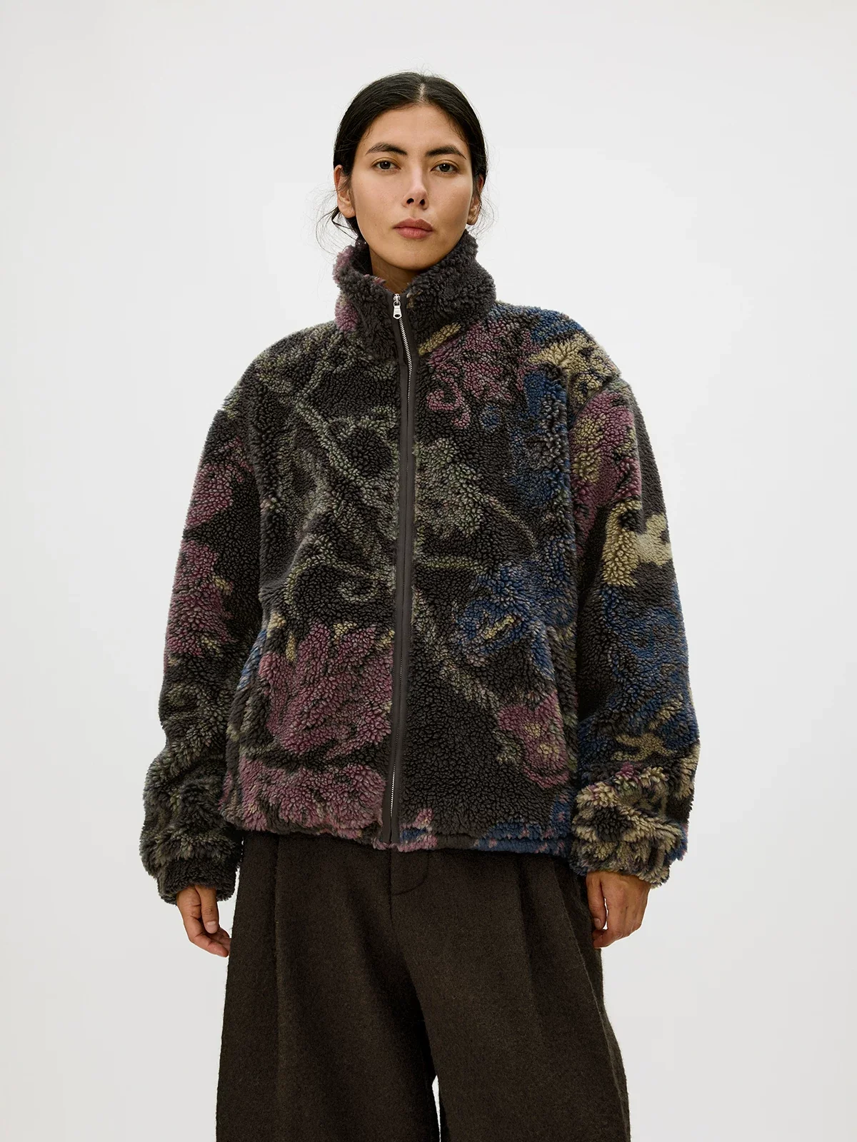 Printed Sherpa Jacket - Image 2