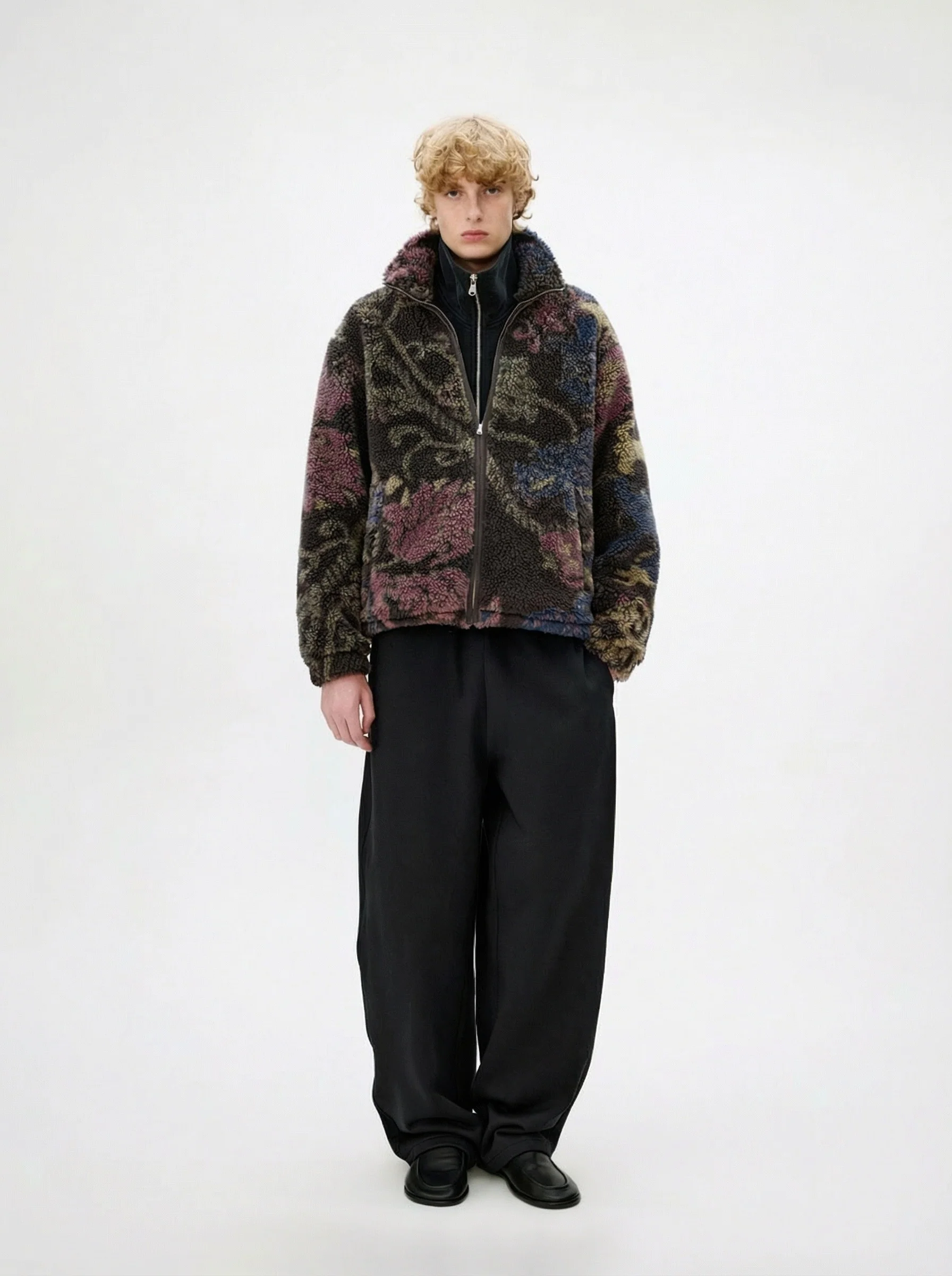Printed Sherpa Jacket - Image 5