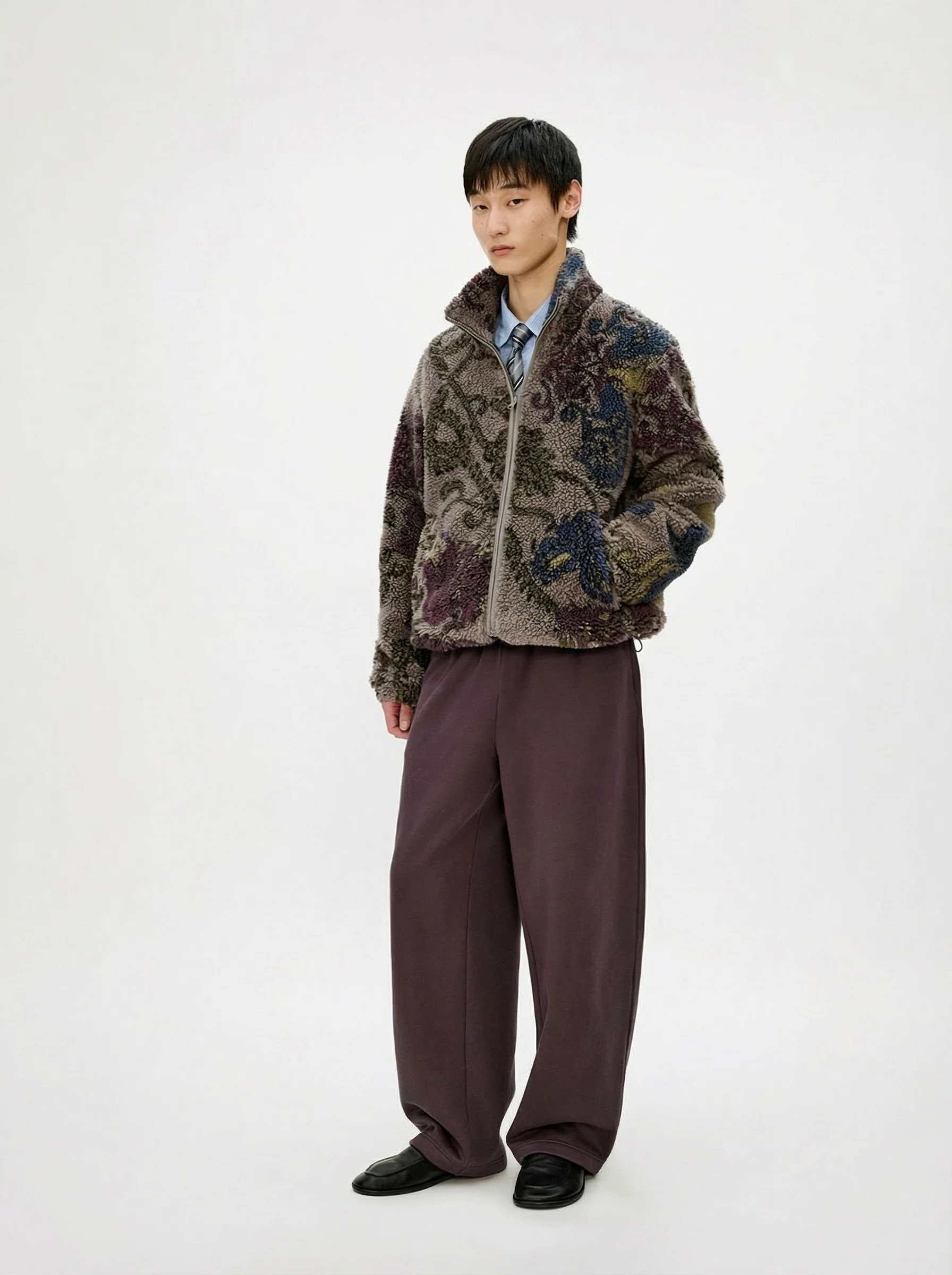 Printed Sherpa Jacket - Image 6