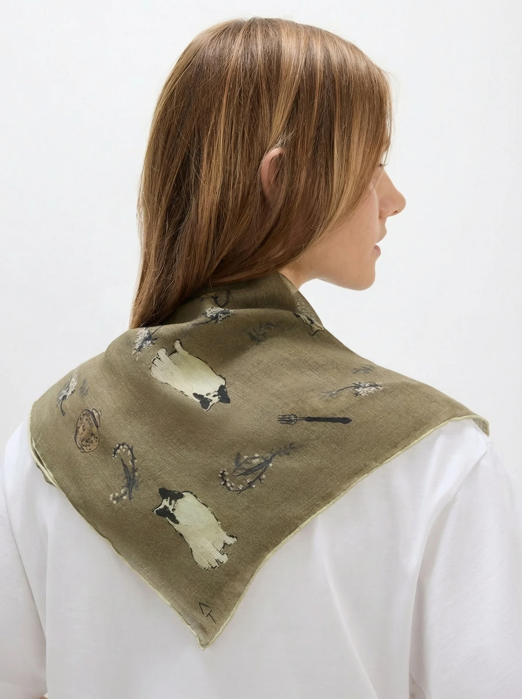 Puppy Print Scarf