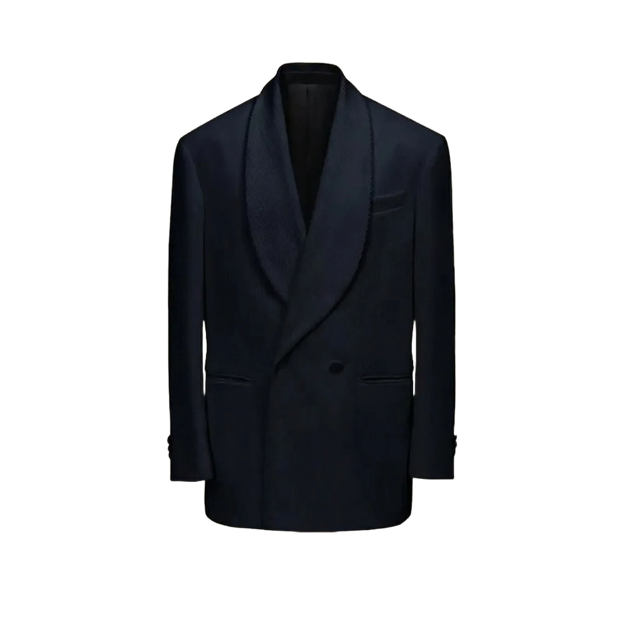 Pure Cotton Corduroy Double-Breasted Shawl-Collar Suit - Image 7