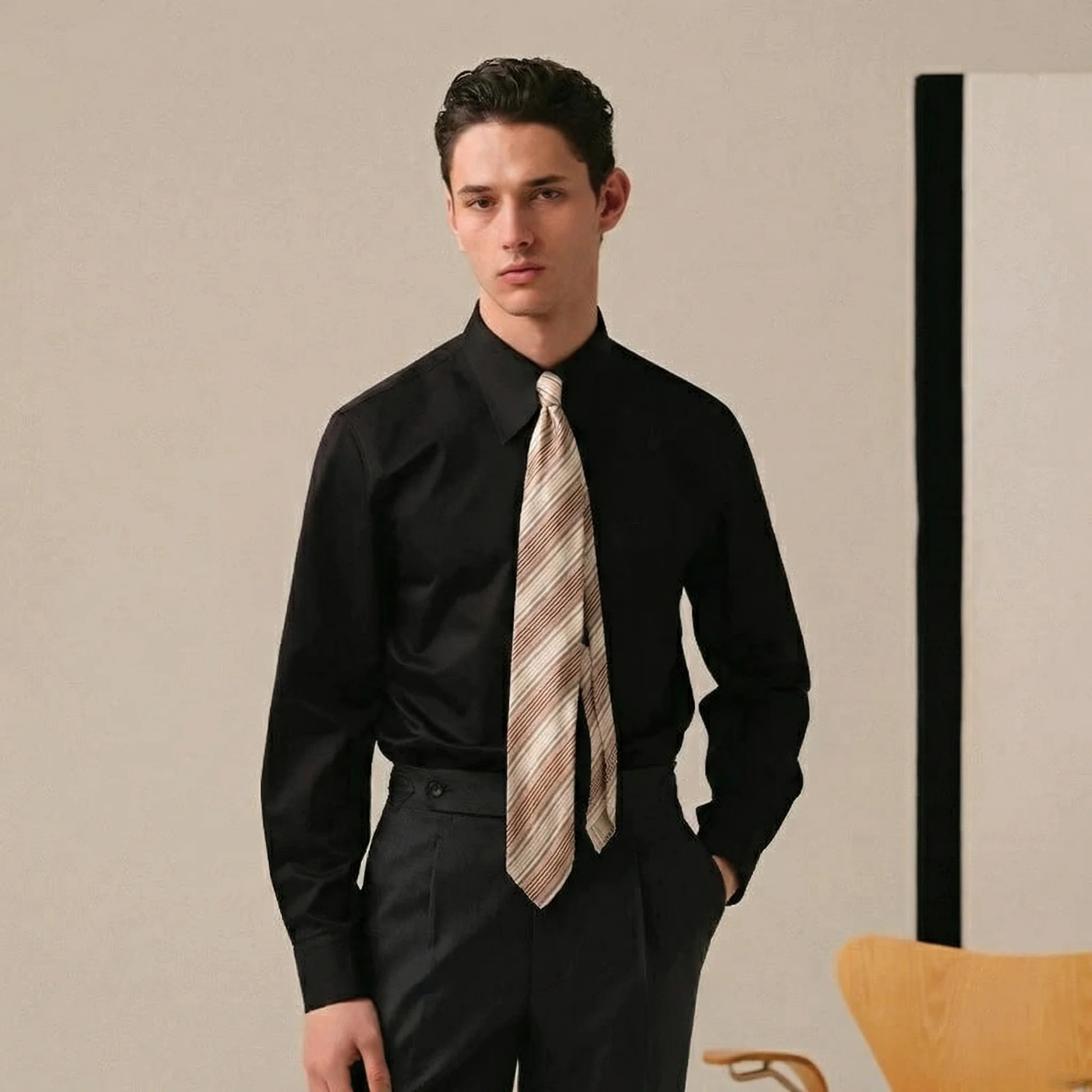 Pure Cotton Windsor Shirt - Image 4