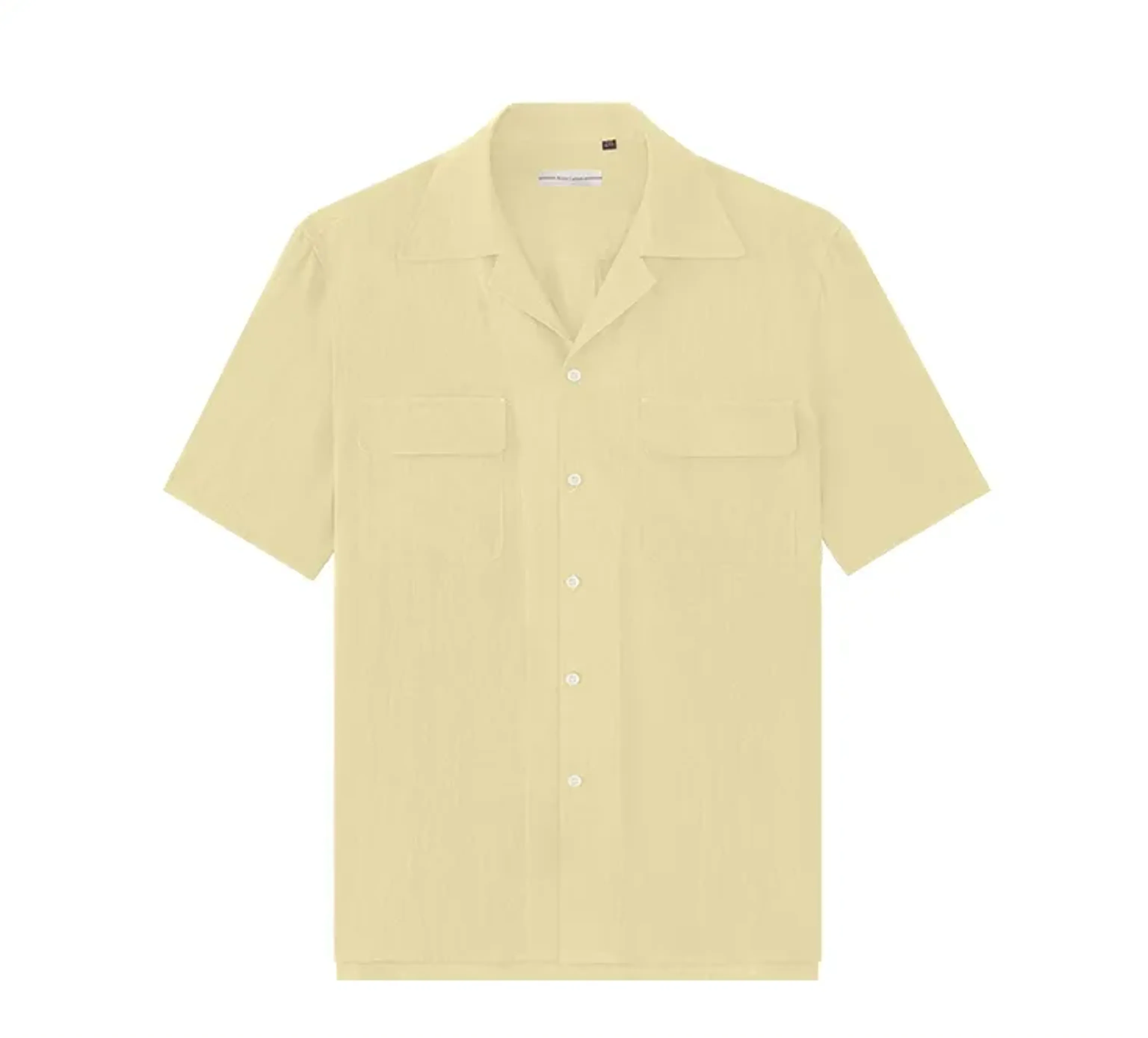 Pure Linen Cuban Collar Shirt - Image 4