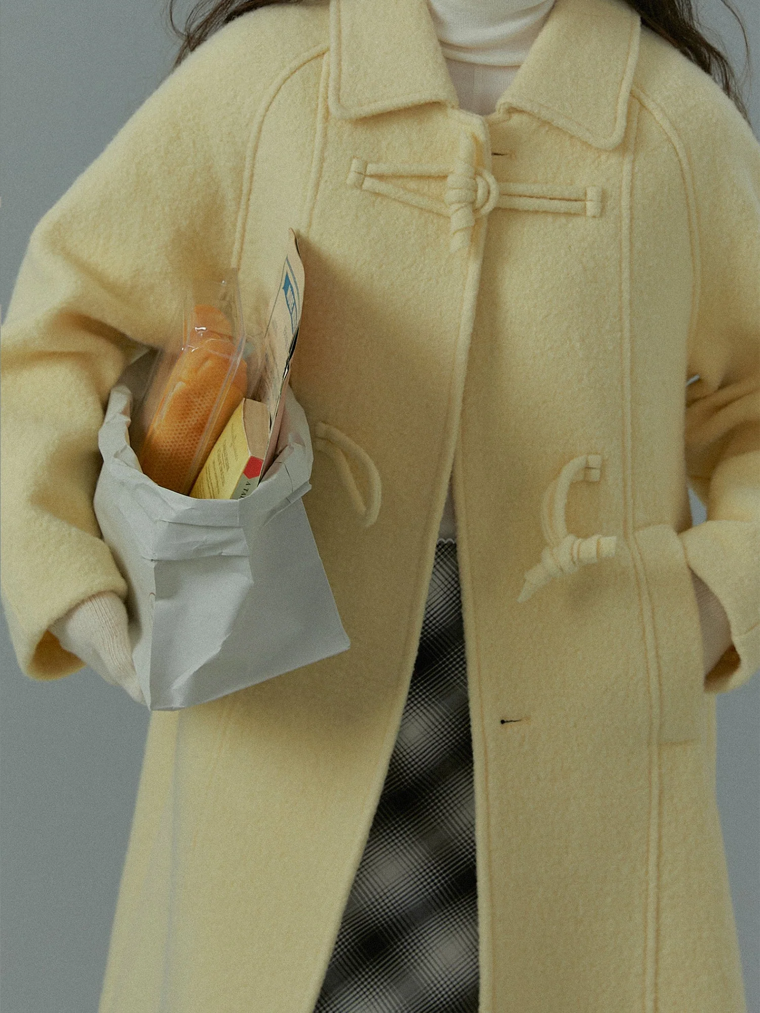 Pure Wool Bouclé Coat - Image 2