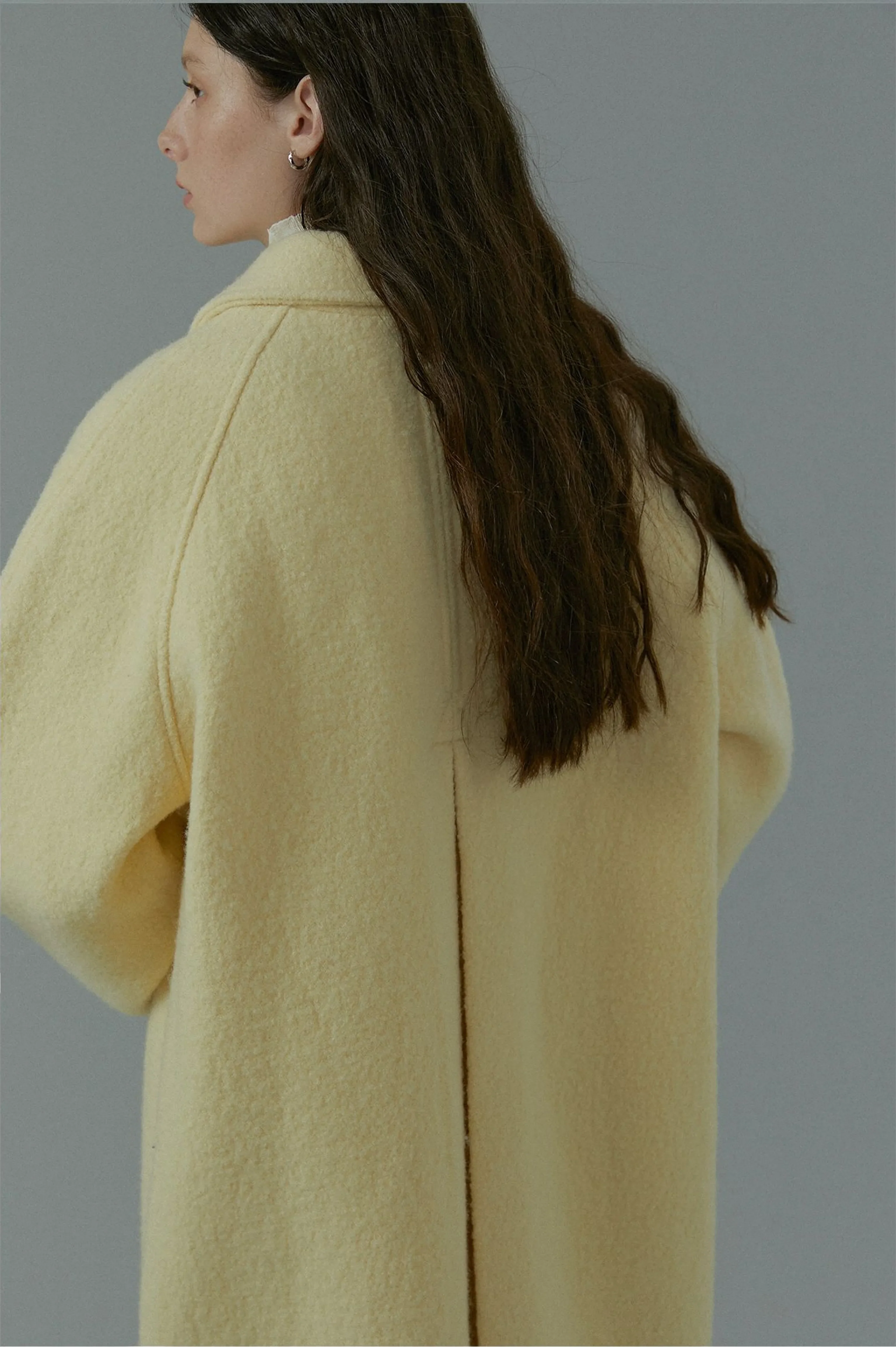 Pure Wool Bouclé Coat - Image 6