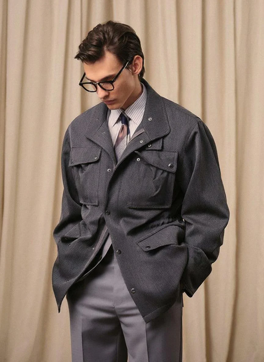 Pure Wool Field Jacket - Image 2