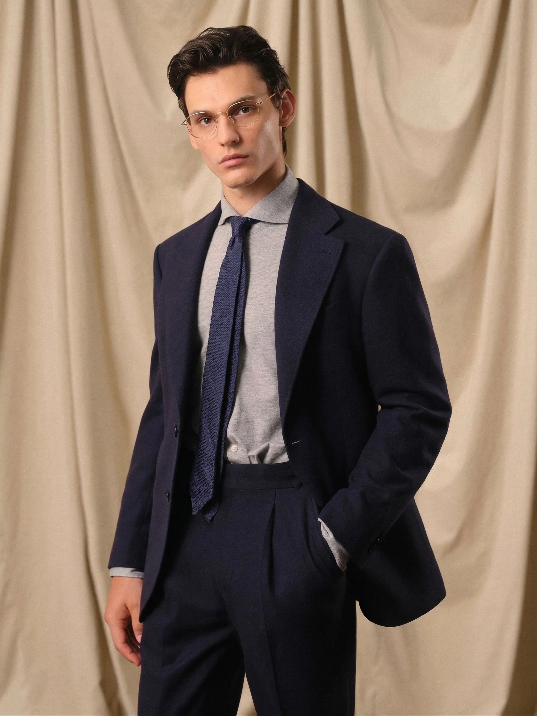 Pure Wool Flannel Blazer
