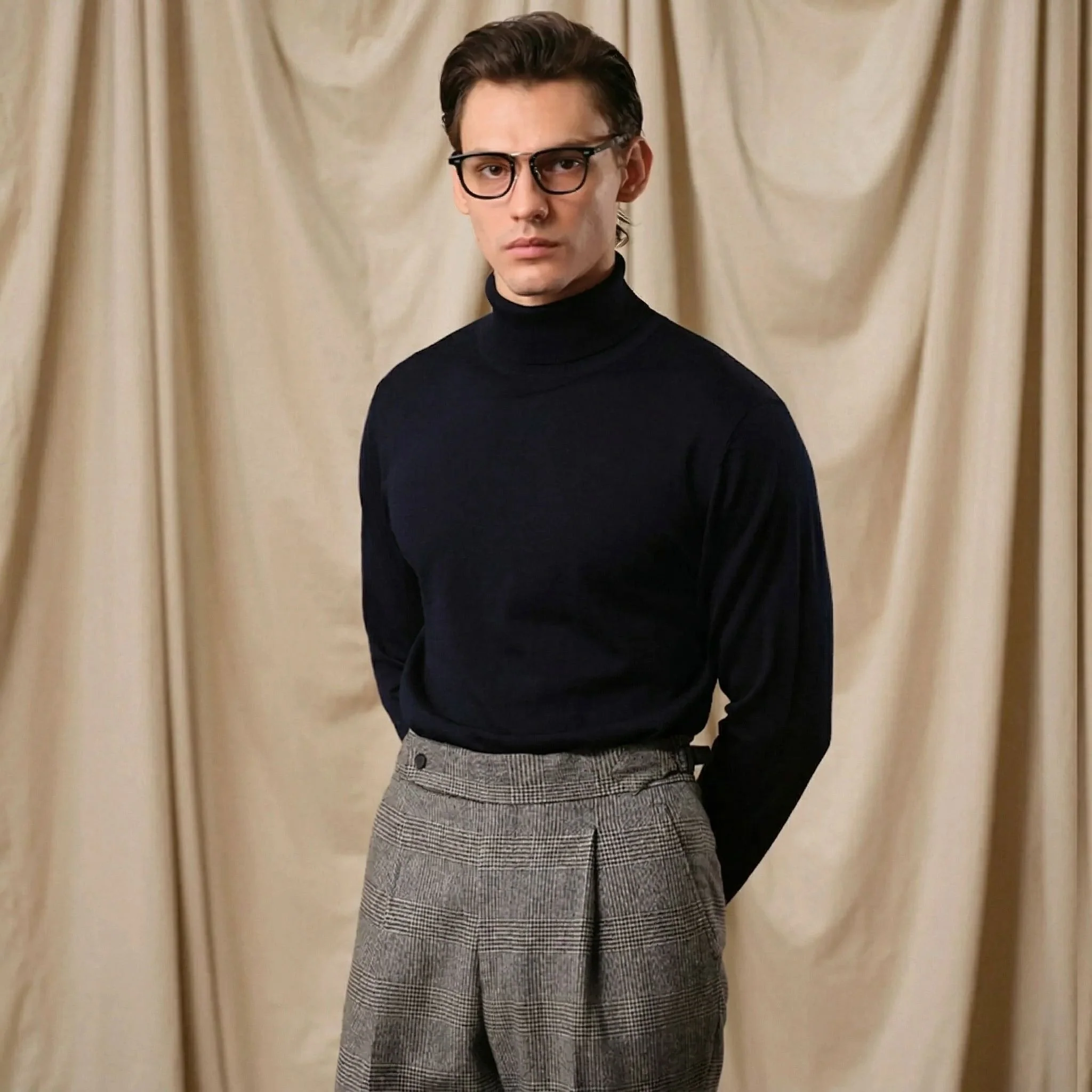 Pure Wool Turtleneck Sweater - Image 4