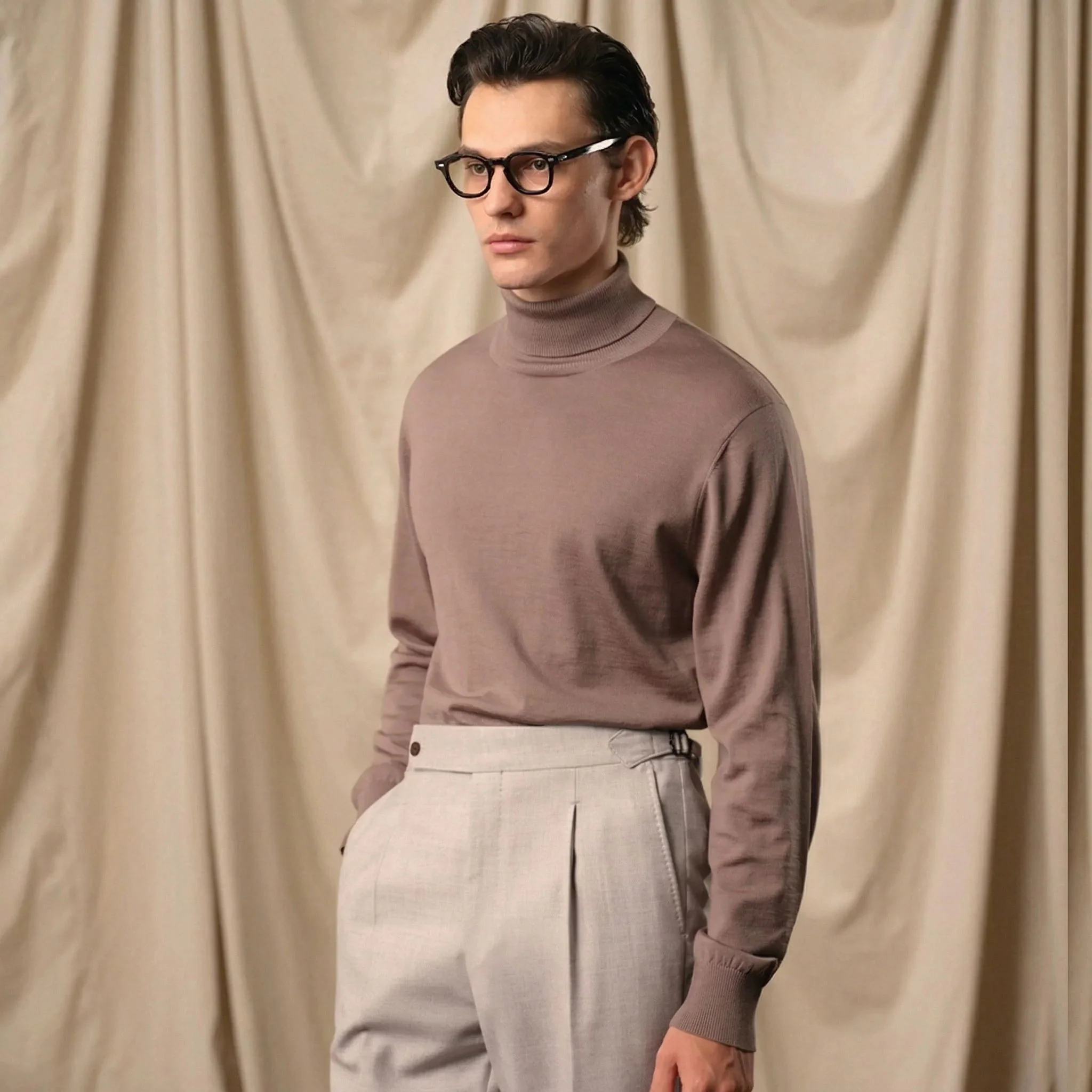 Pure Wool Turtleneck Sweater - Image 6