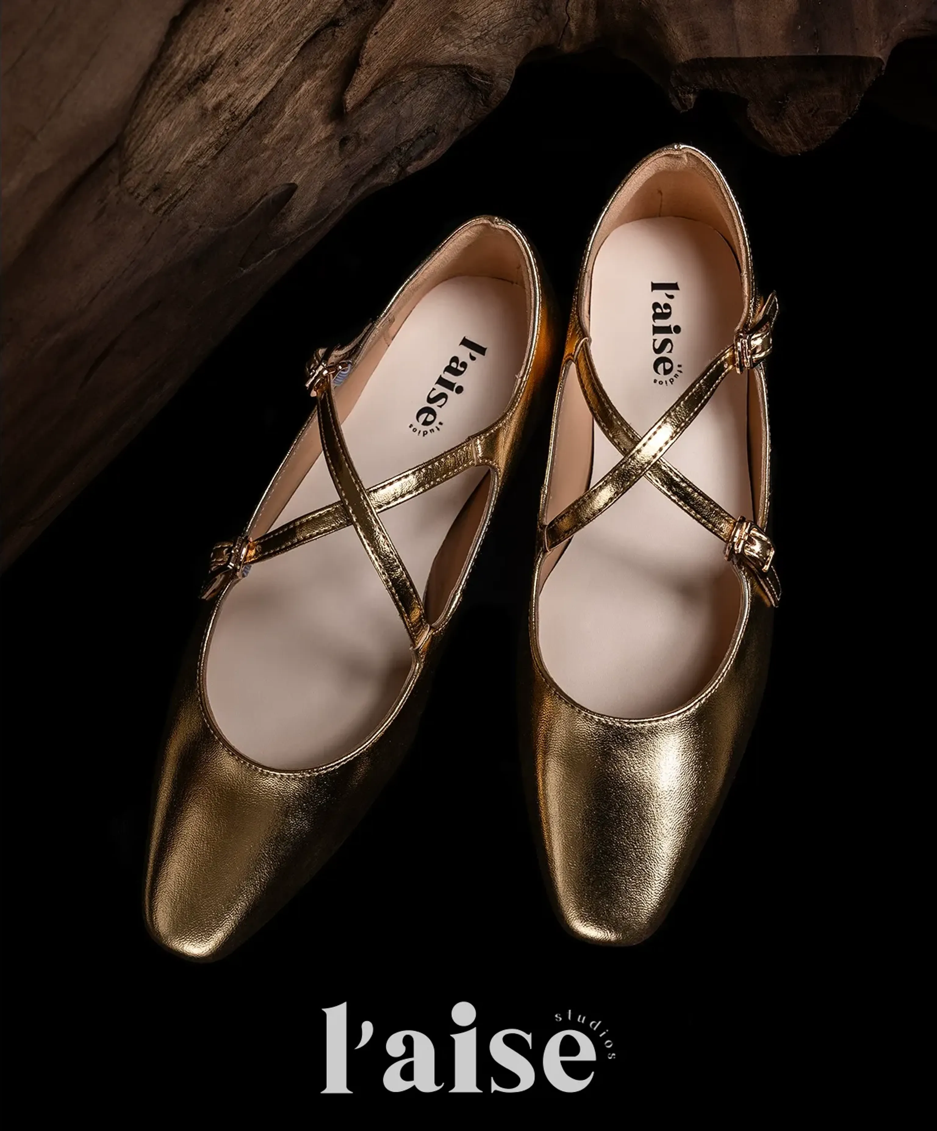 Purple Metallic Mary Jane Flats - Image 7