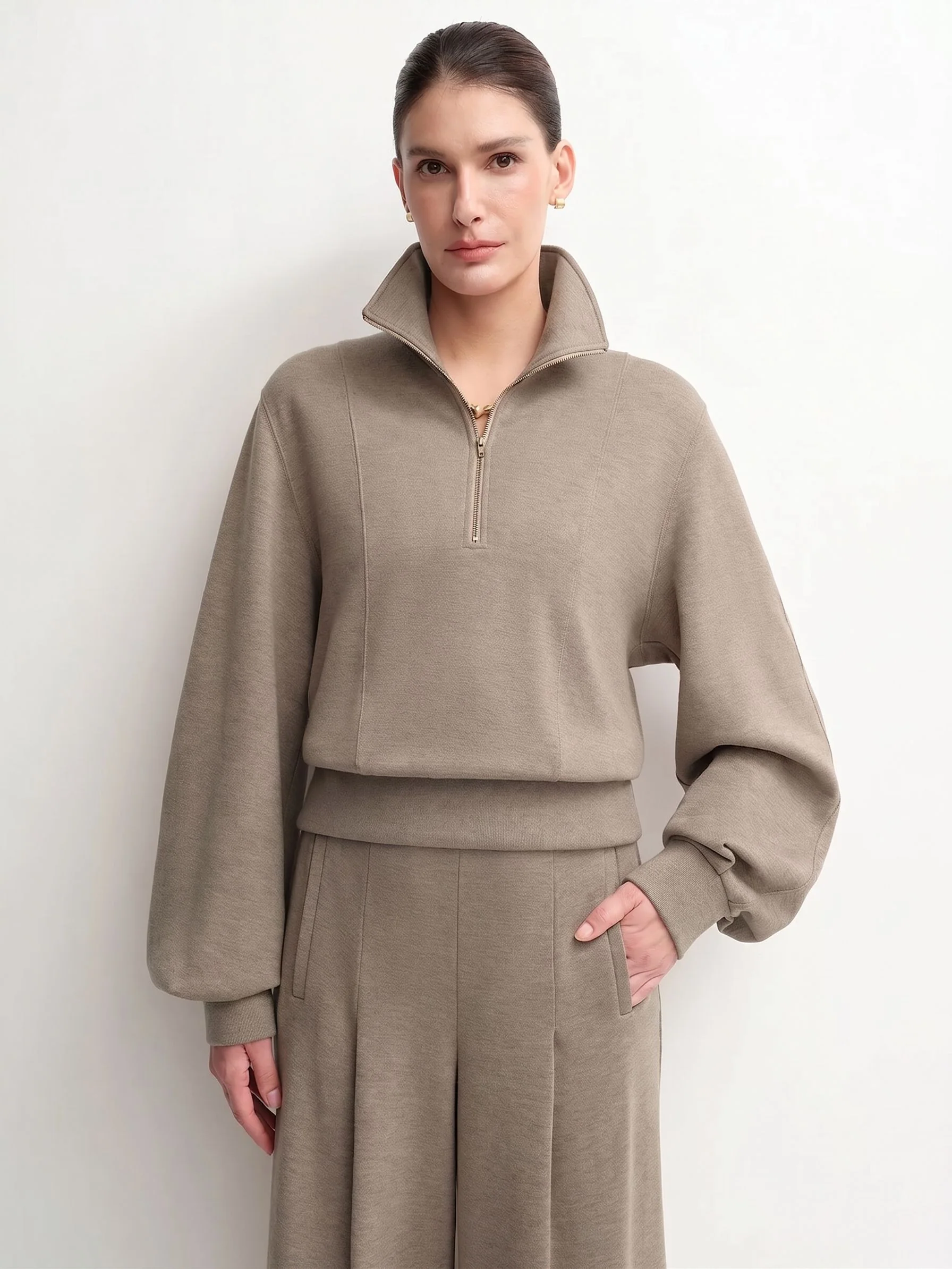 Quarter-Zip Knit Pullover - Image 3