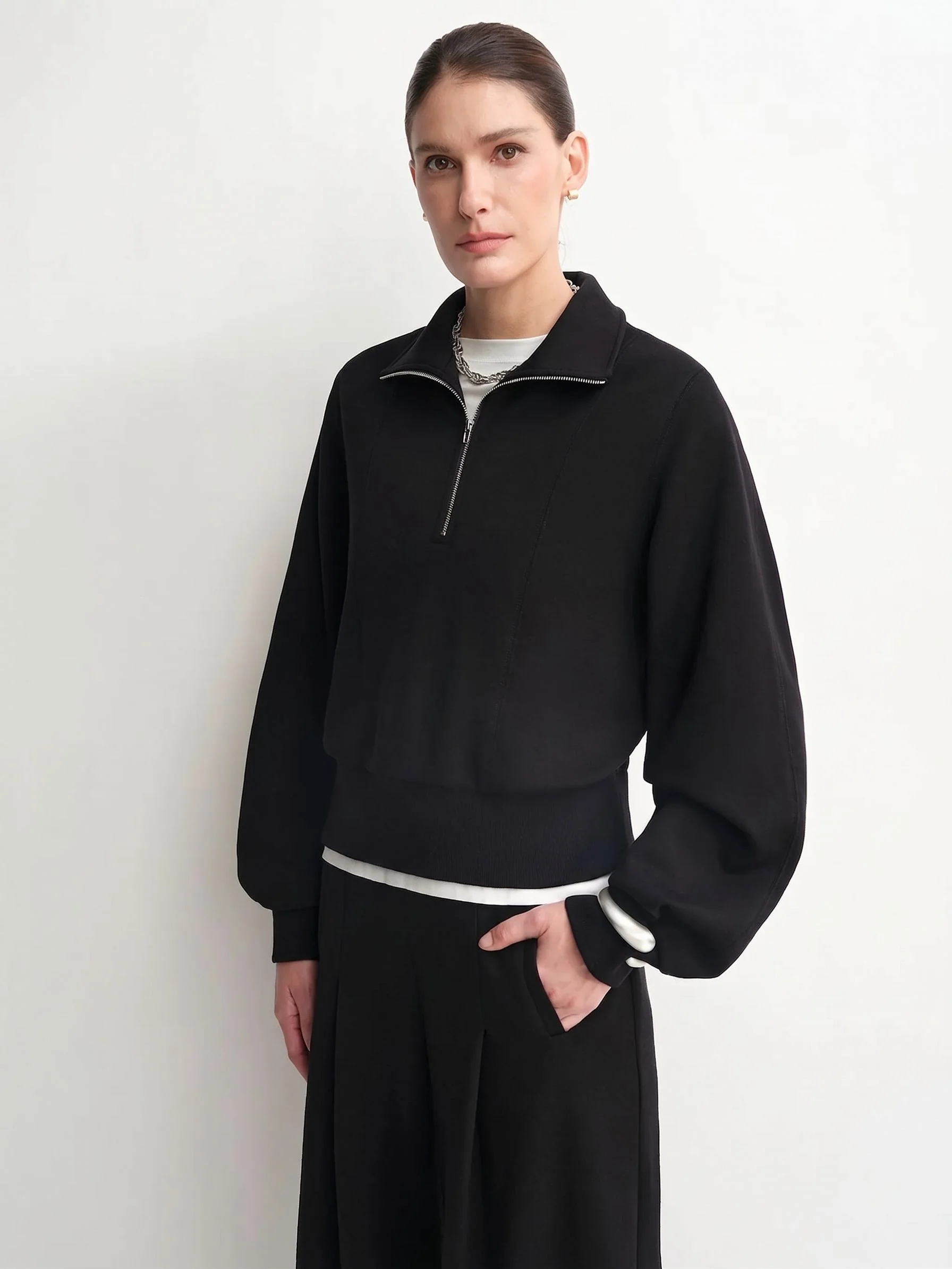 Quarter-Zip Knit Pullover - Image 4