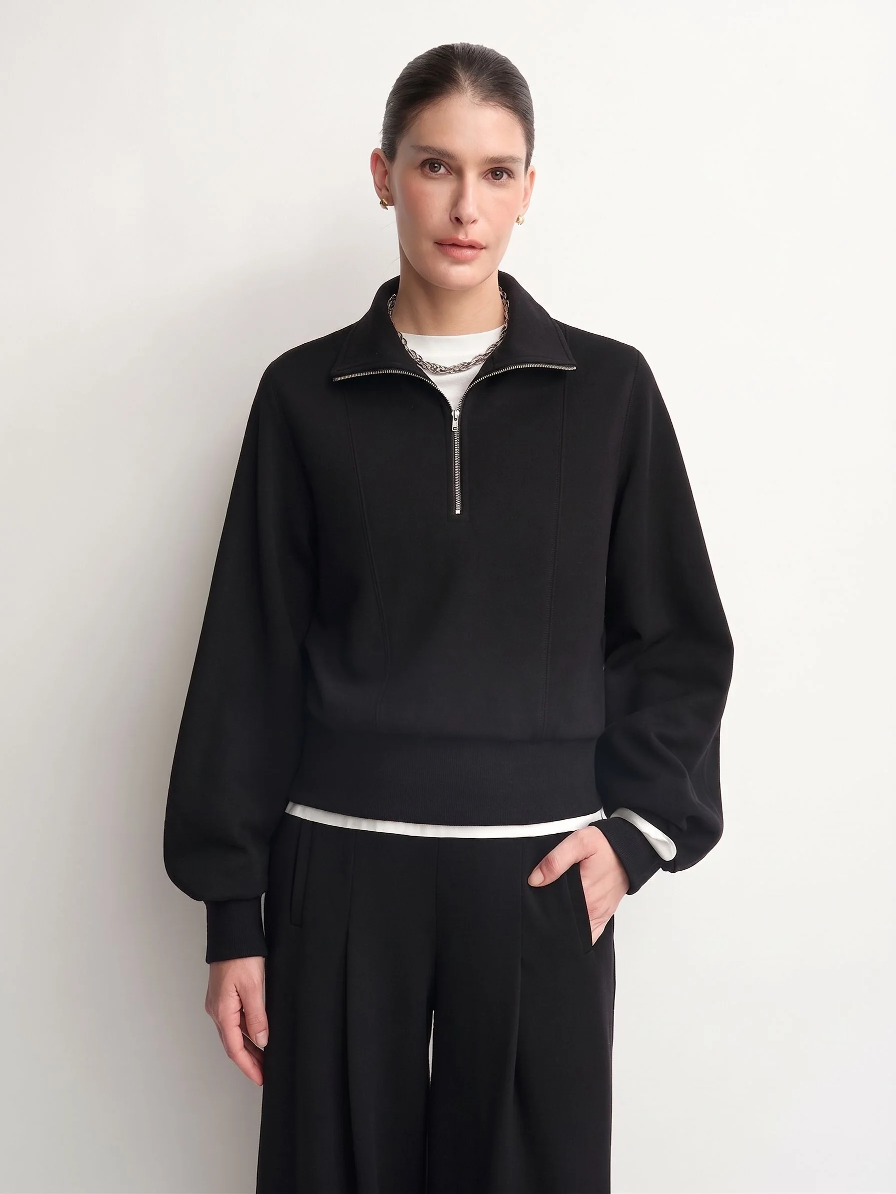 Quarter-Zip Knit Pullover - Image 5