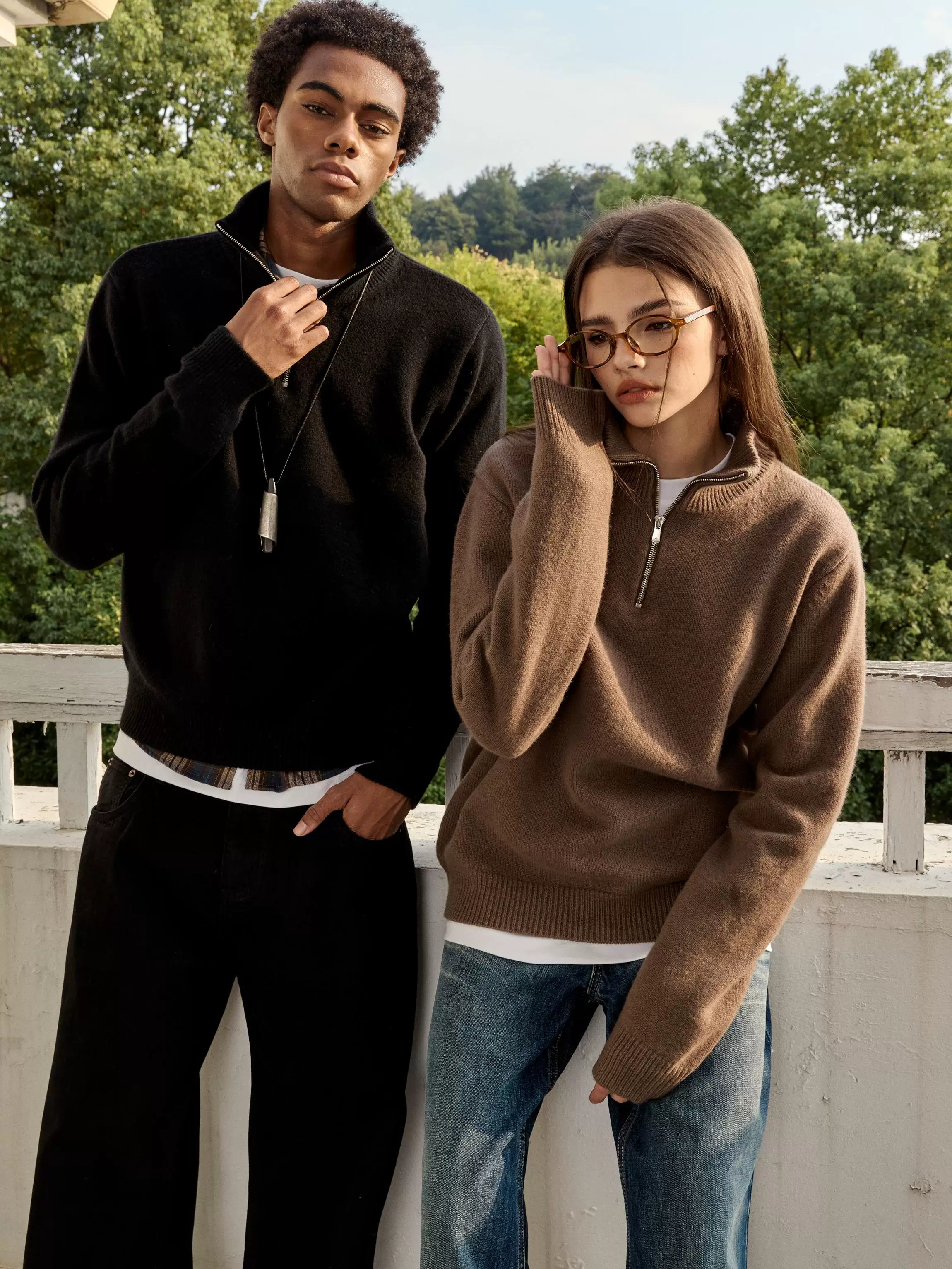 Quarter-Zip Knit Sweater - Image 5