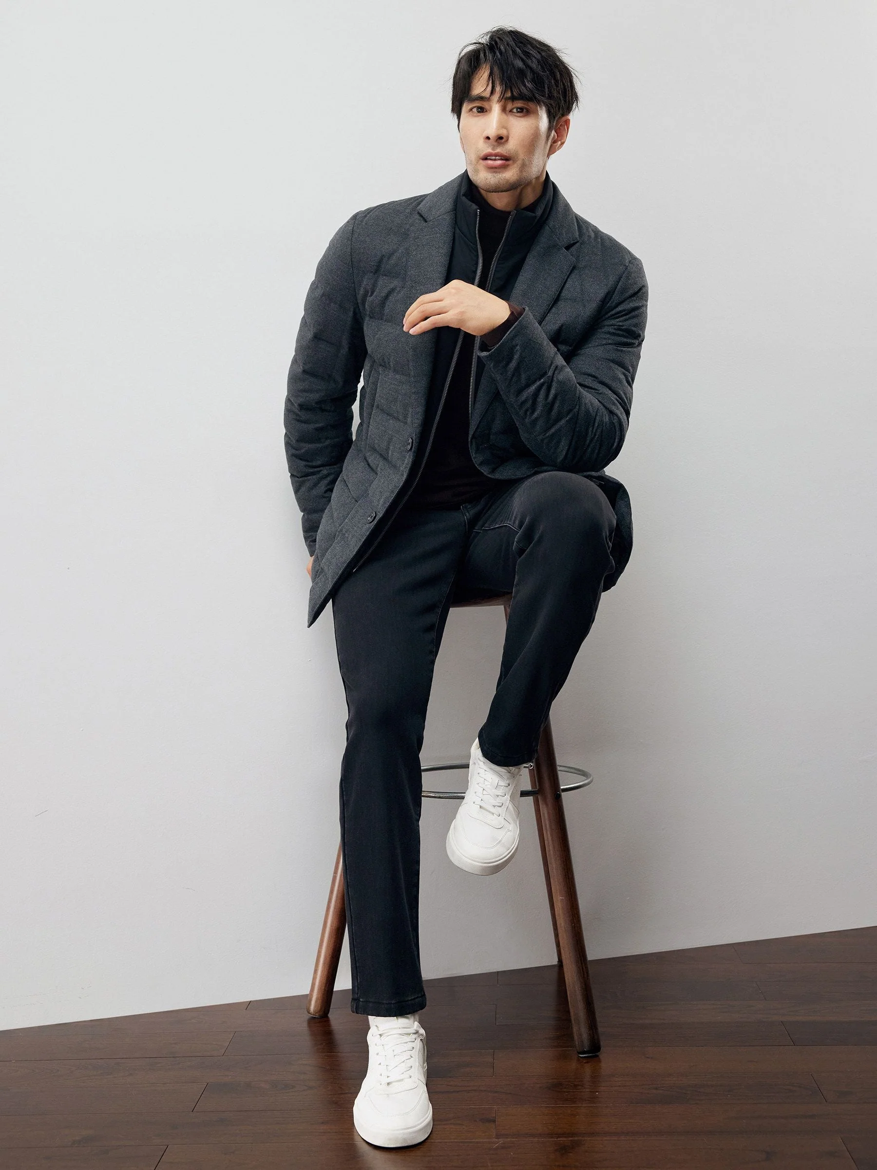 Quilted Blazer Jacket - Image 5