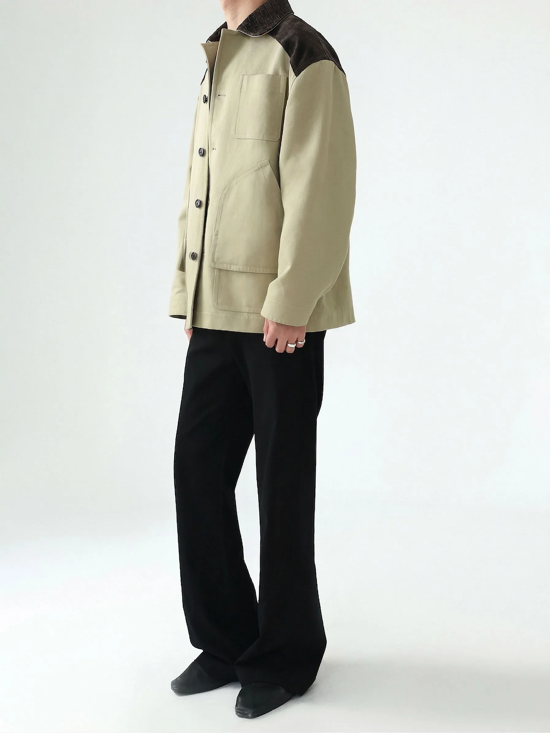 Quilted Collar Jacket - Image 3