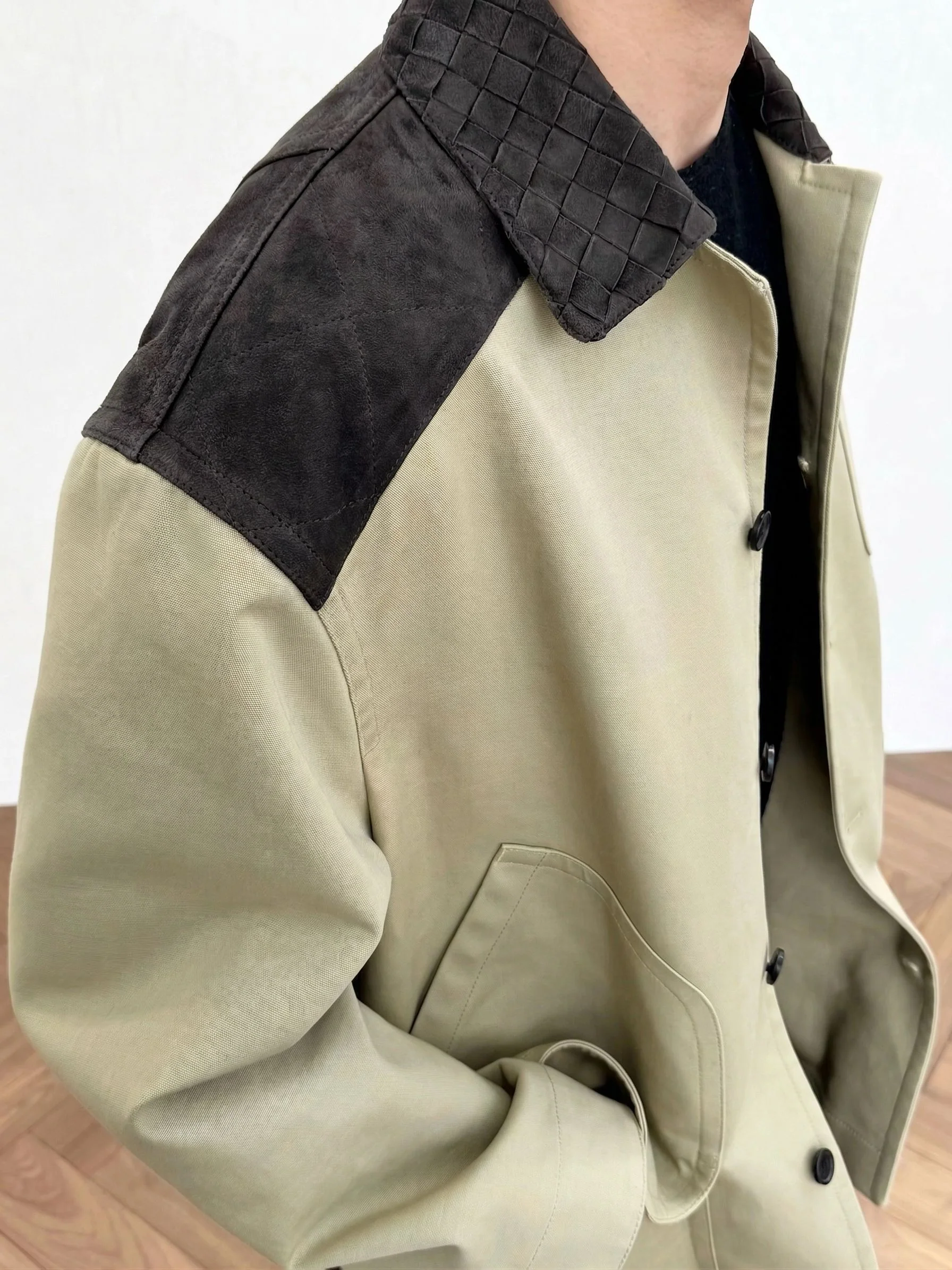 Quilted Collar Jacket - Image 4