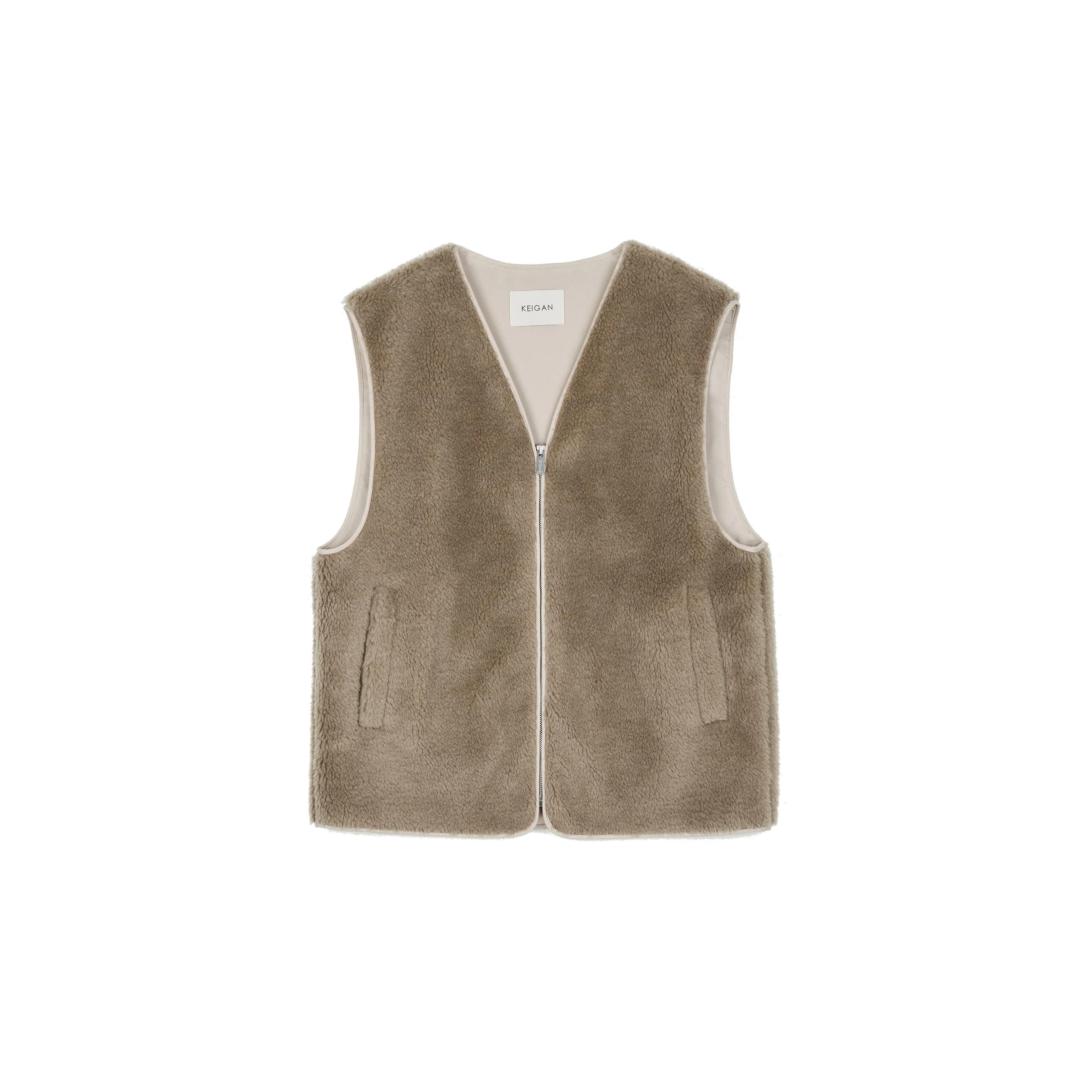 Quilted Contrast-Collar Jacket - Image 3