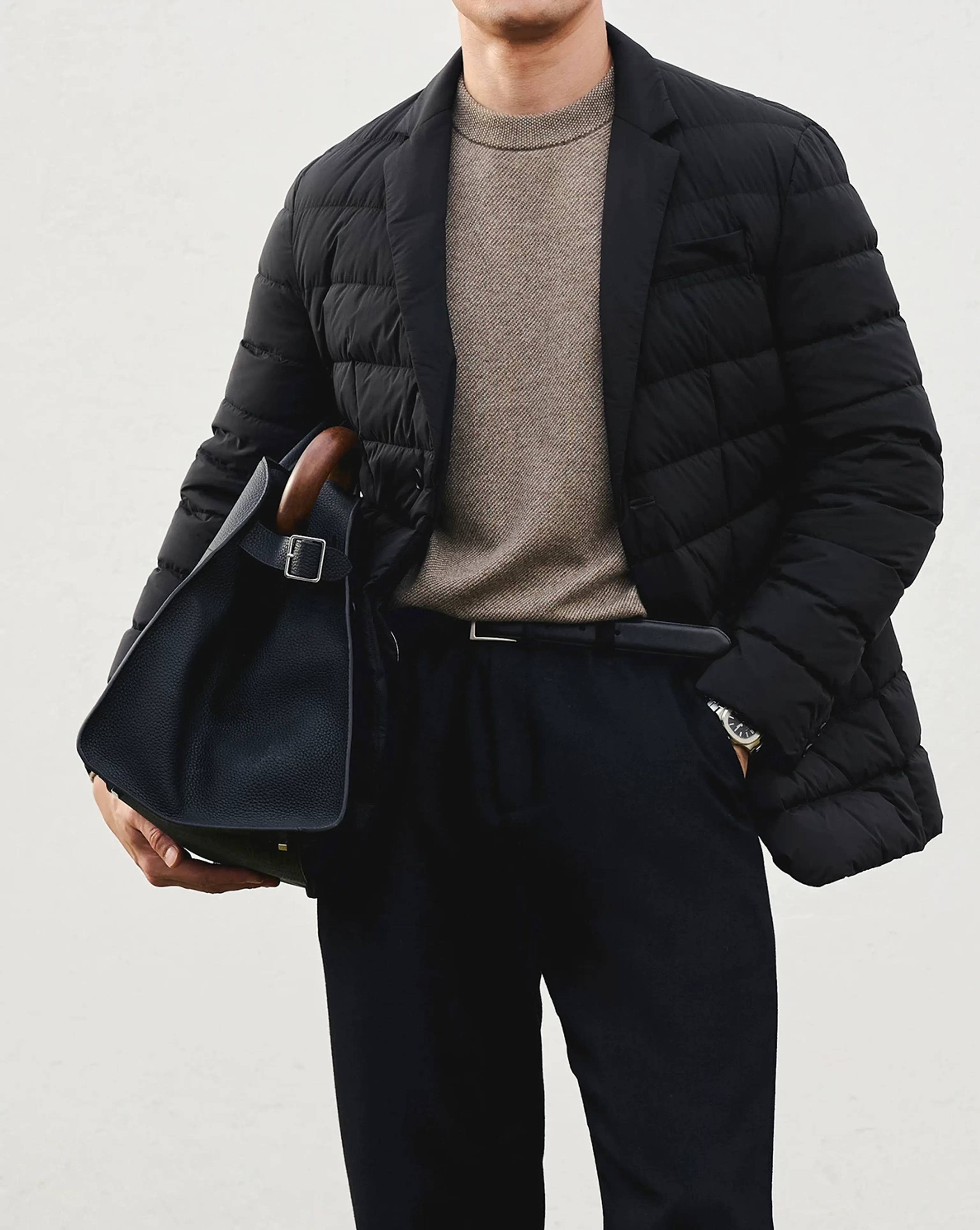 Quilted Down Blazer - Image 3