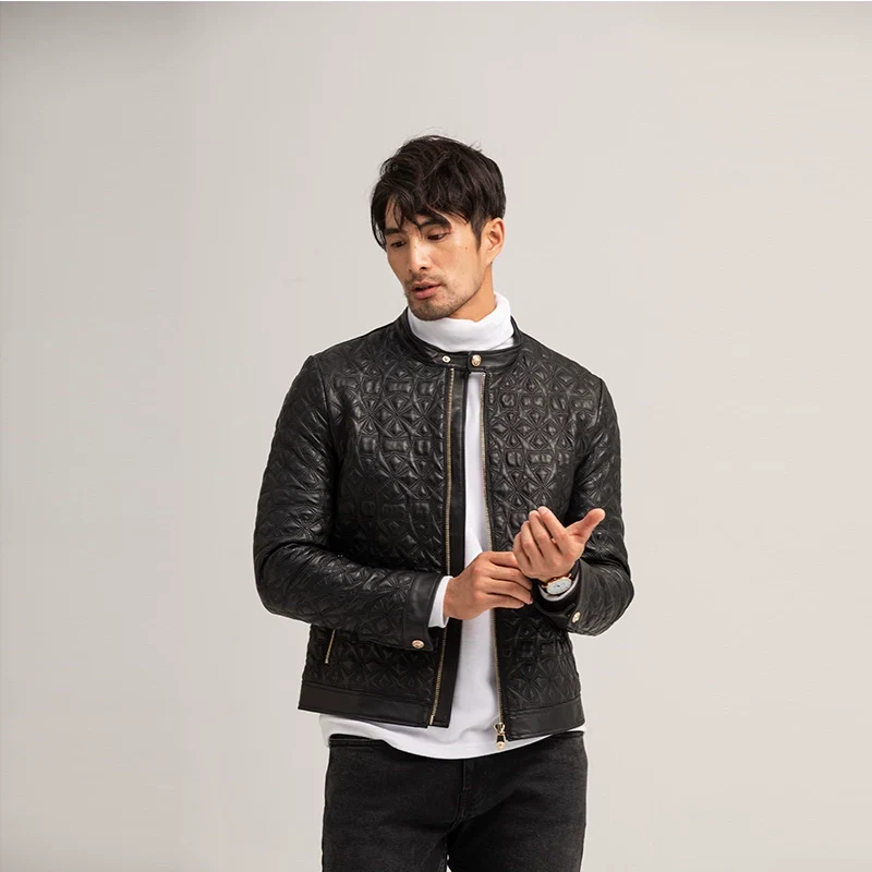 Quilted Lambskin Moto Jacket