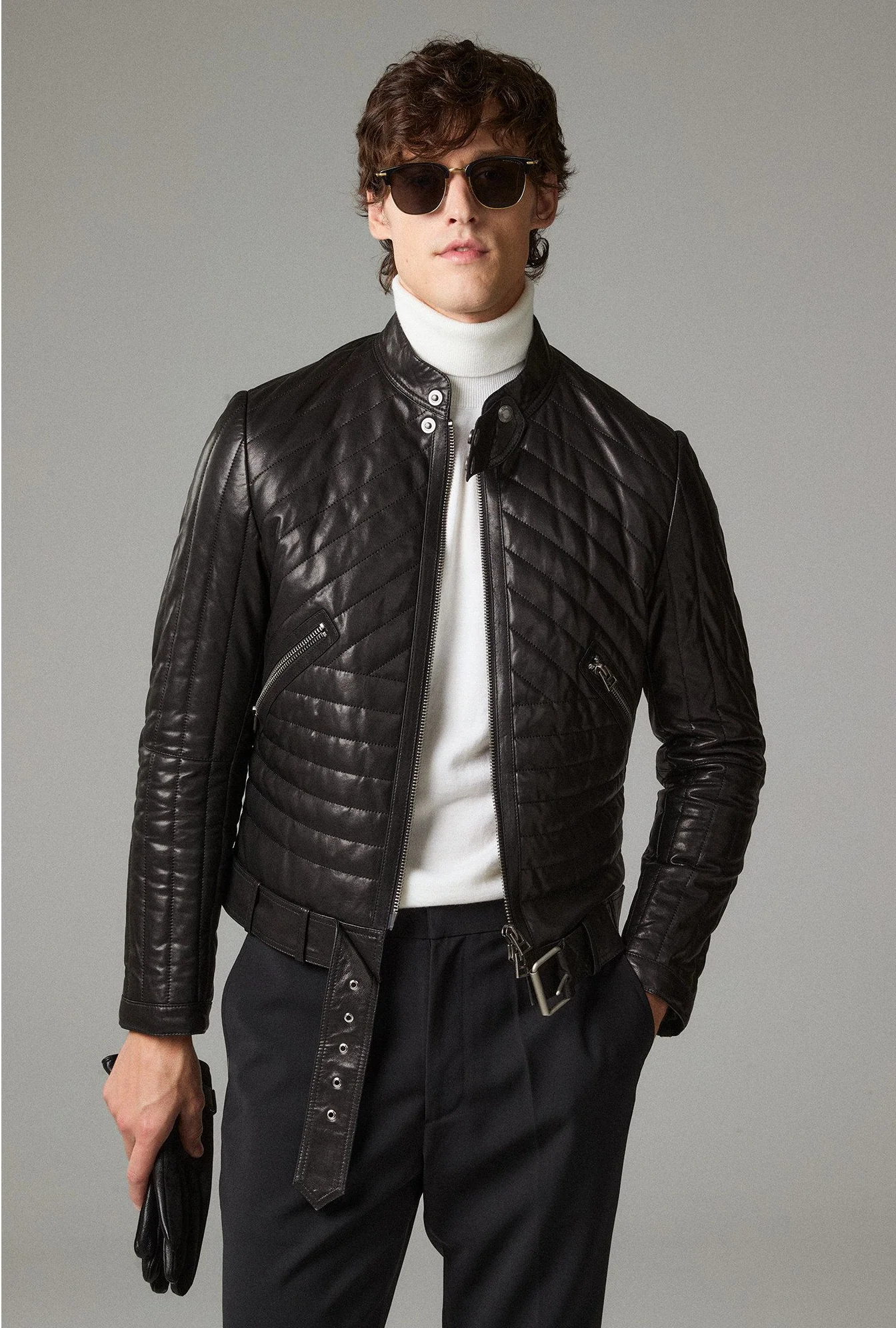 Quilted Moto Jacket