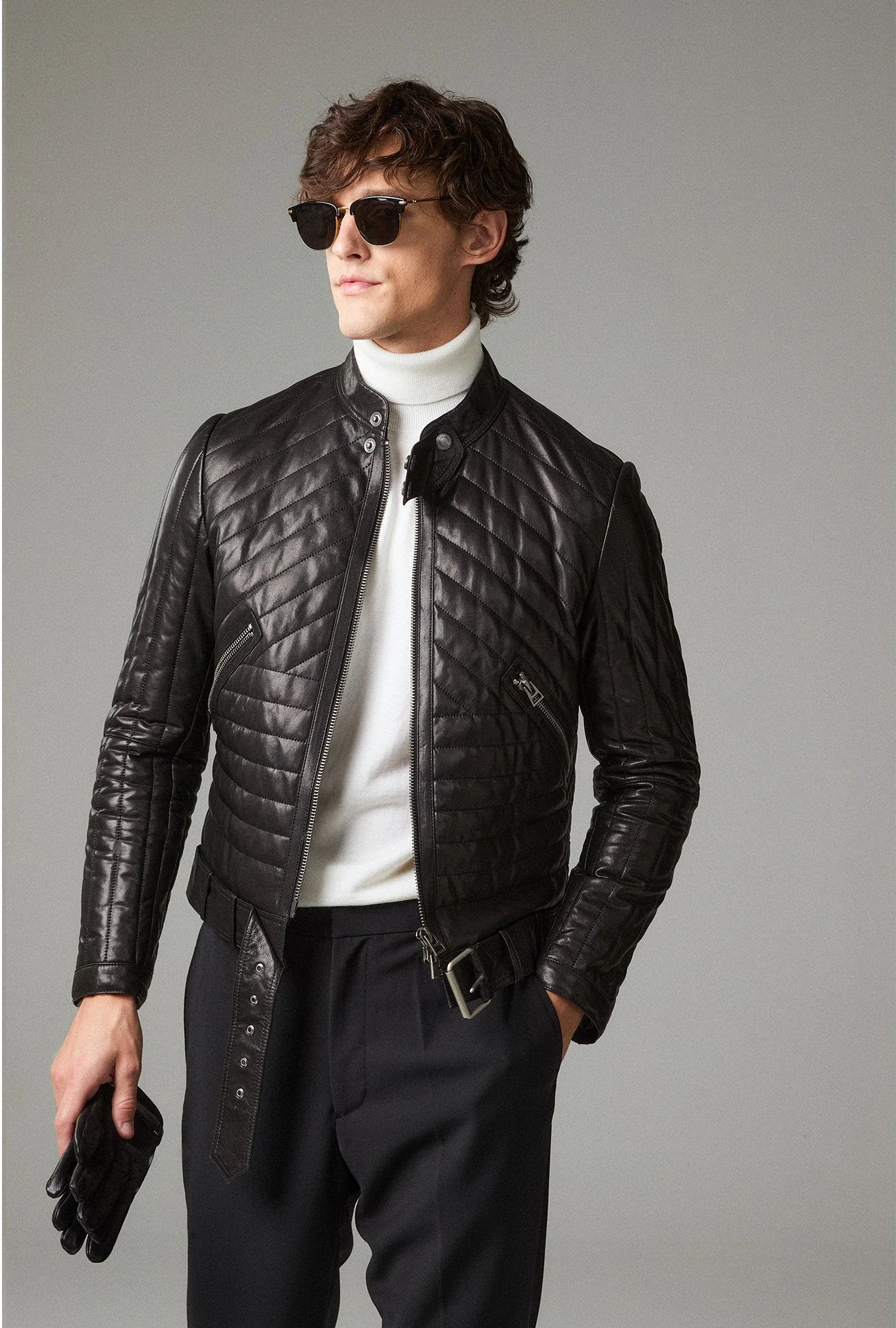 Quilted Moto Jacket - Image 4
