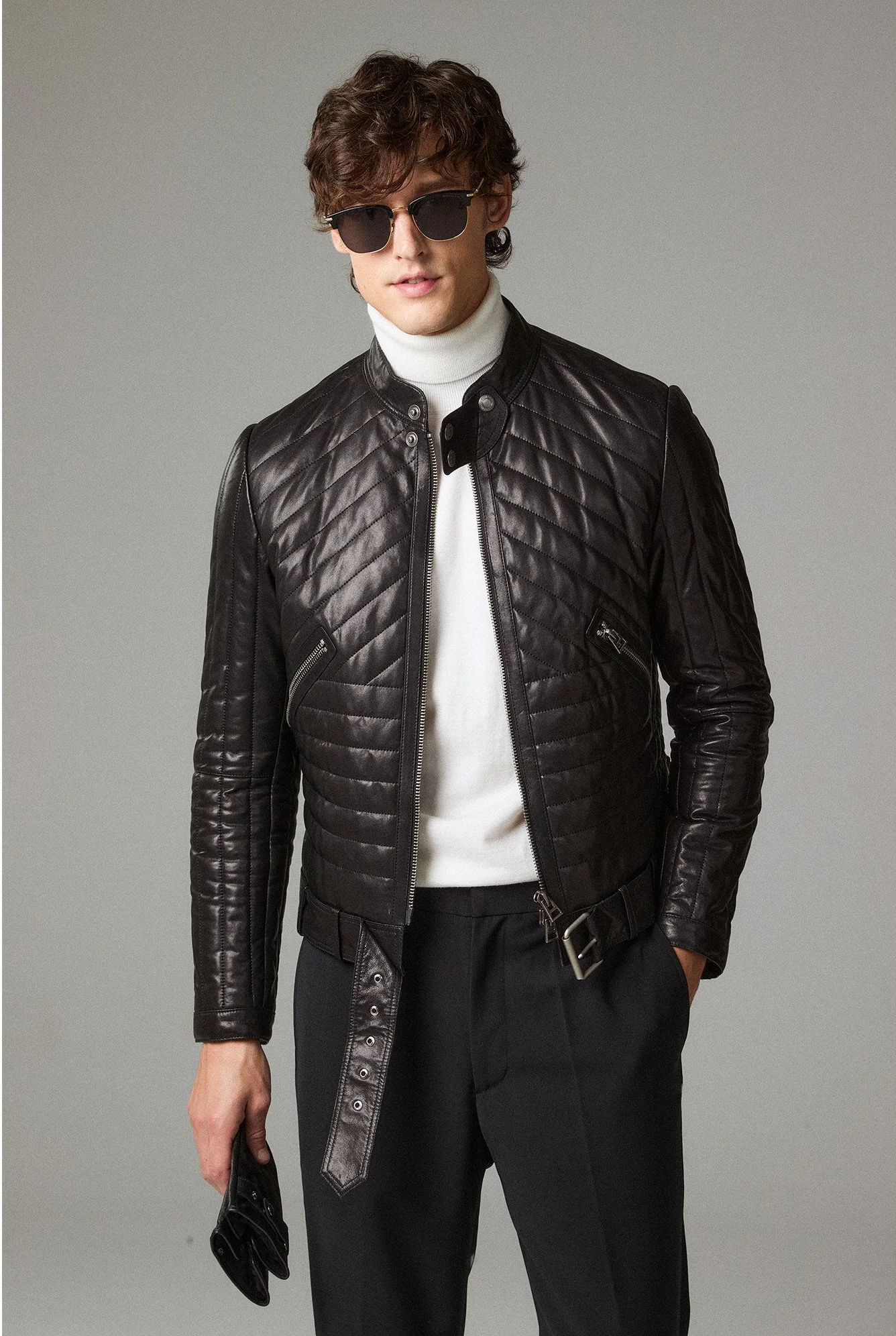 Quilted Moto Jacket - Image 5
