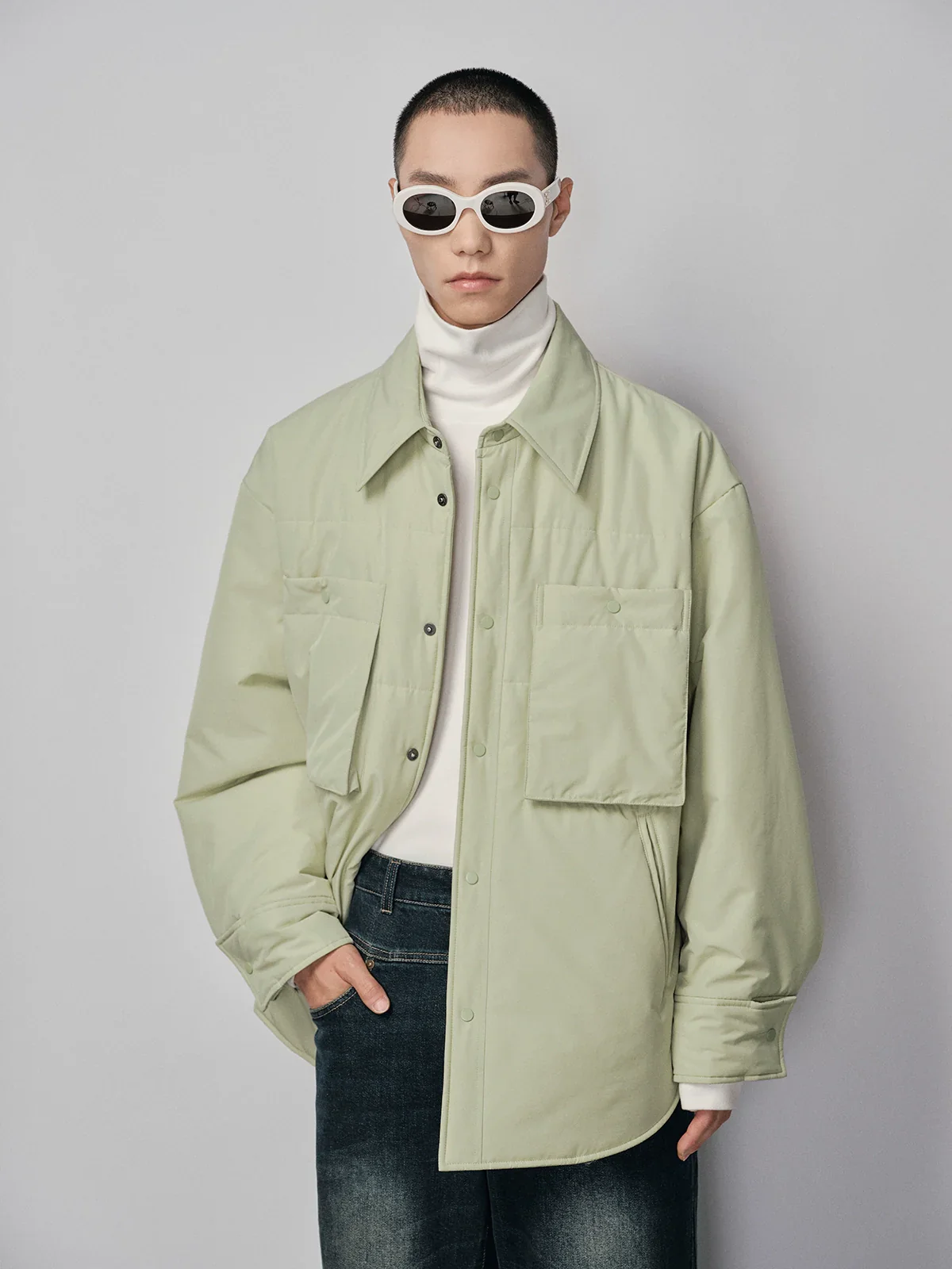 Quilted Overshirt Jacket
