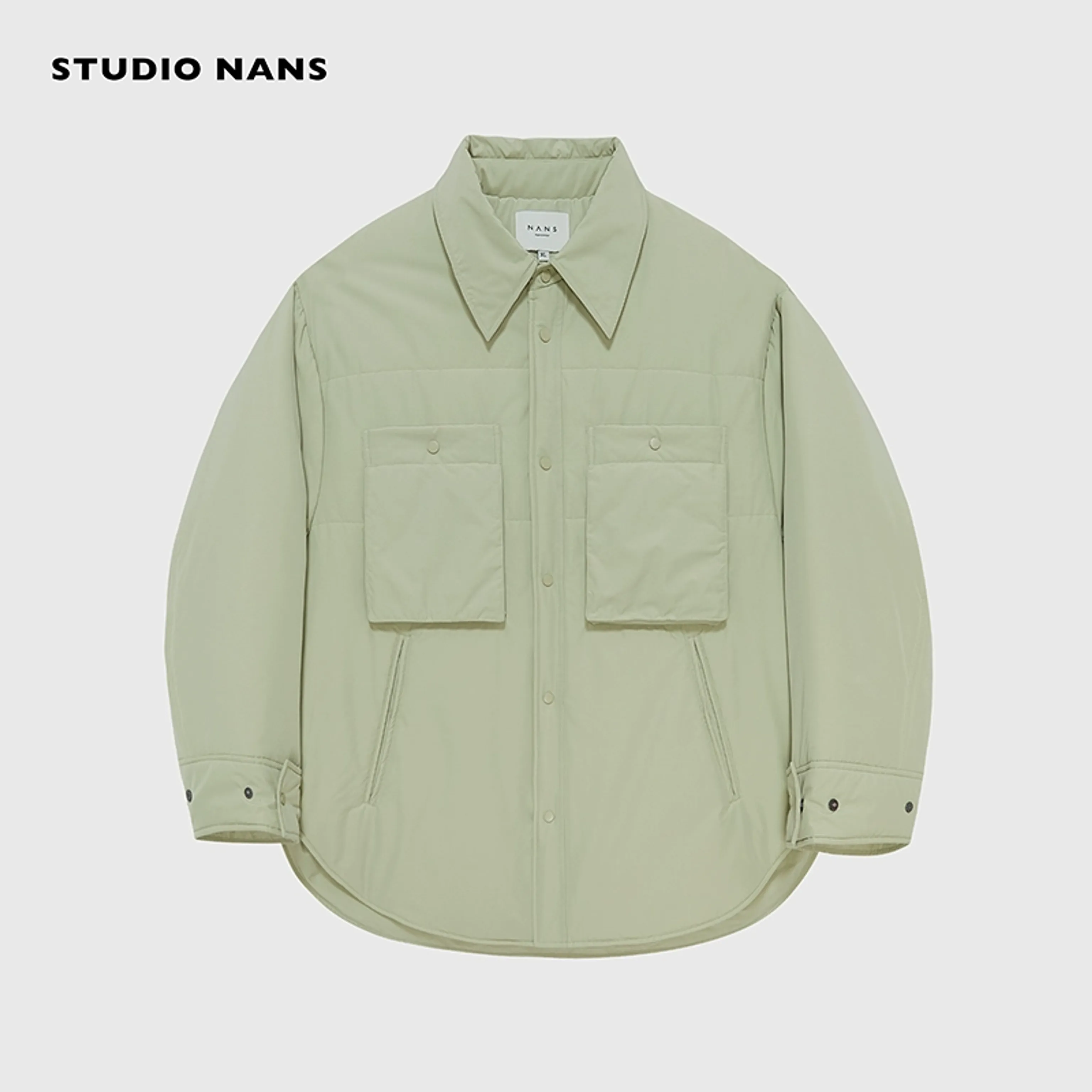 Quilted Overshirt Jacket - Image 7