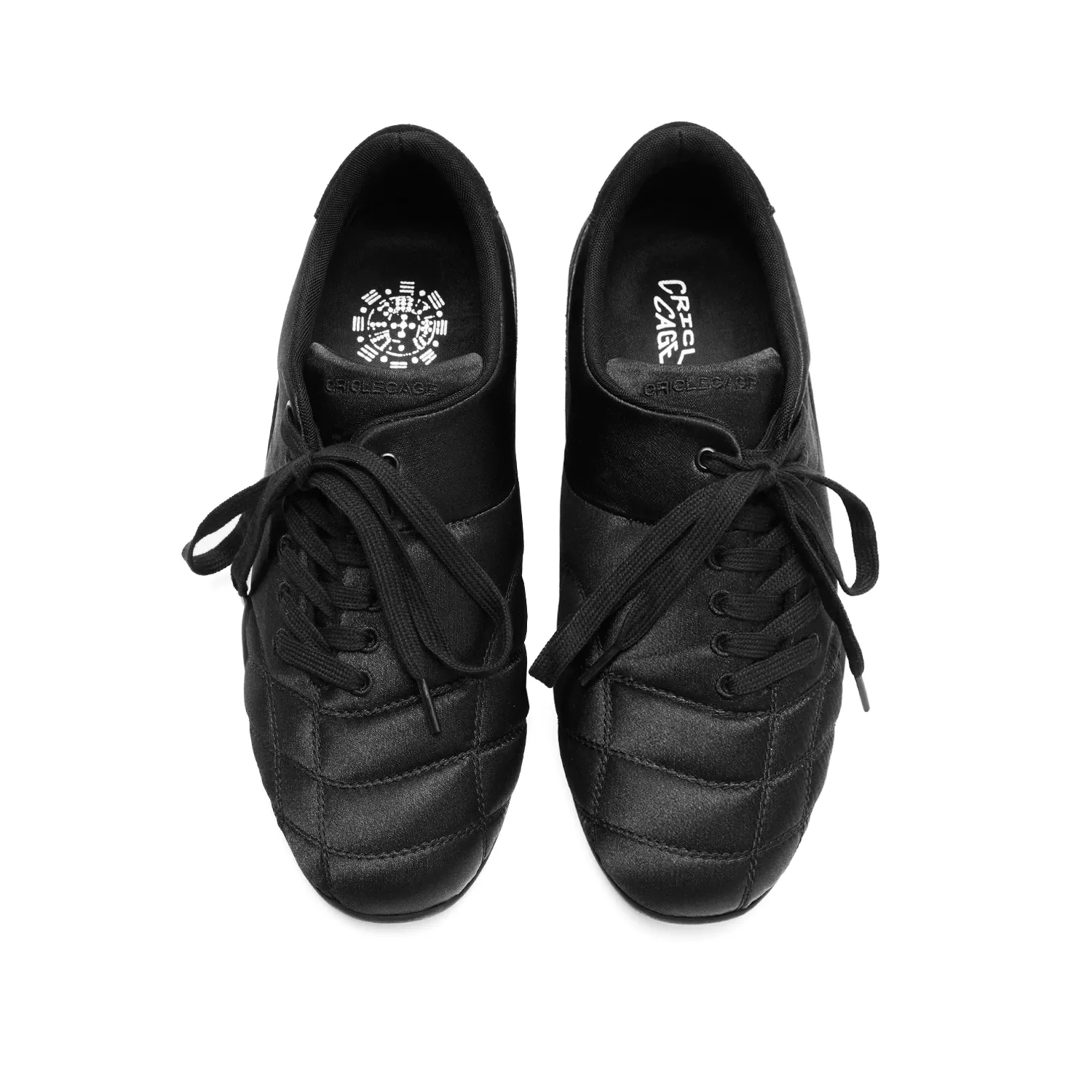 Quilted Satin Low-Top Sneakers - Image 3