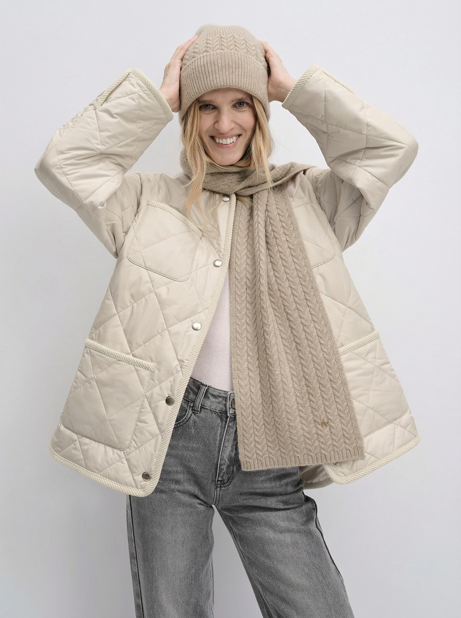 Quilted Snap Jacket - Image 3
