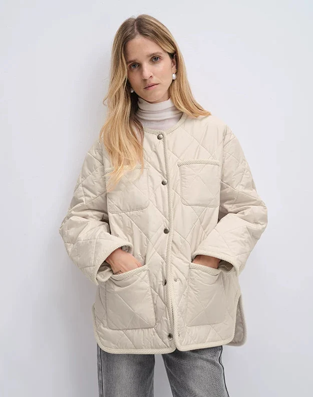 Quilted Snap Jacket - Image 6