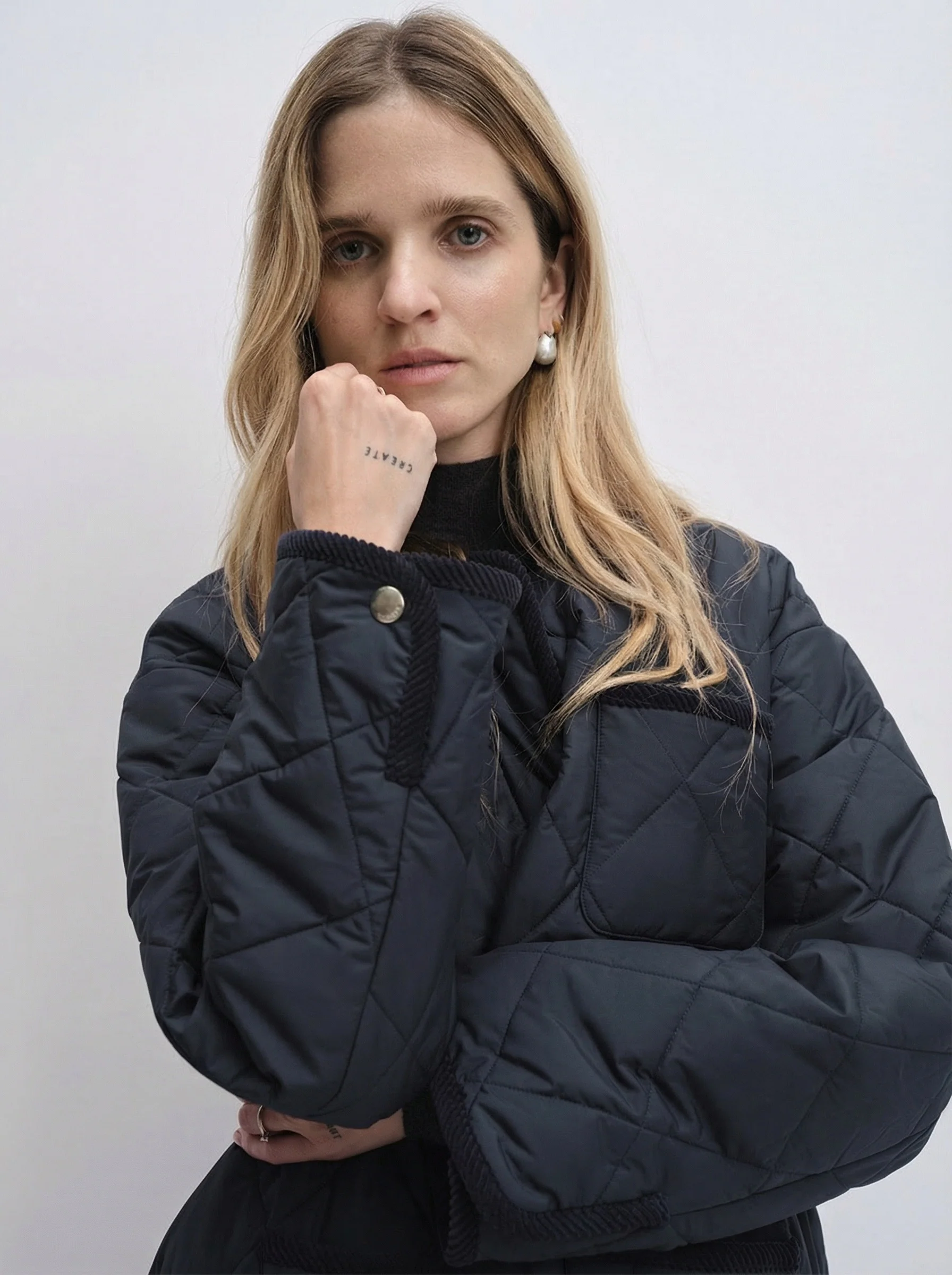 Quilted Snap Jacket - Image 7