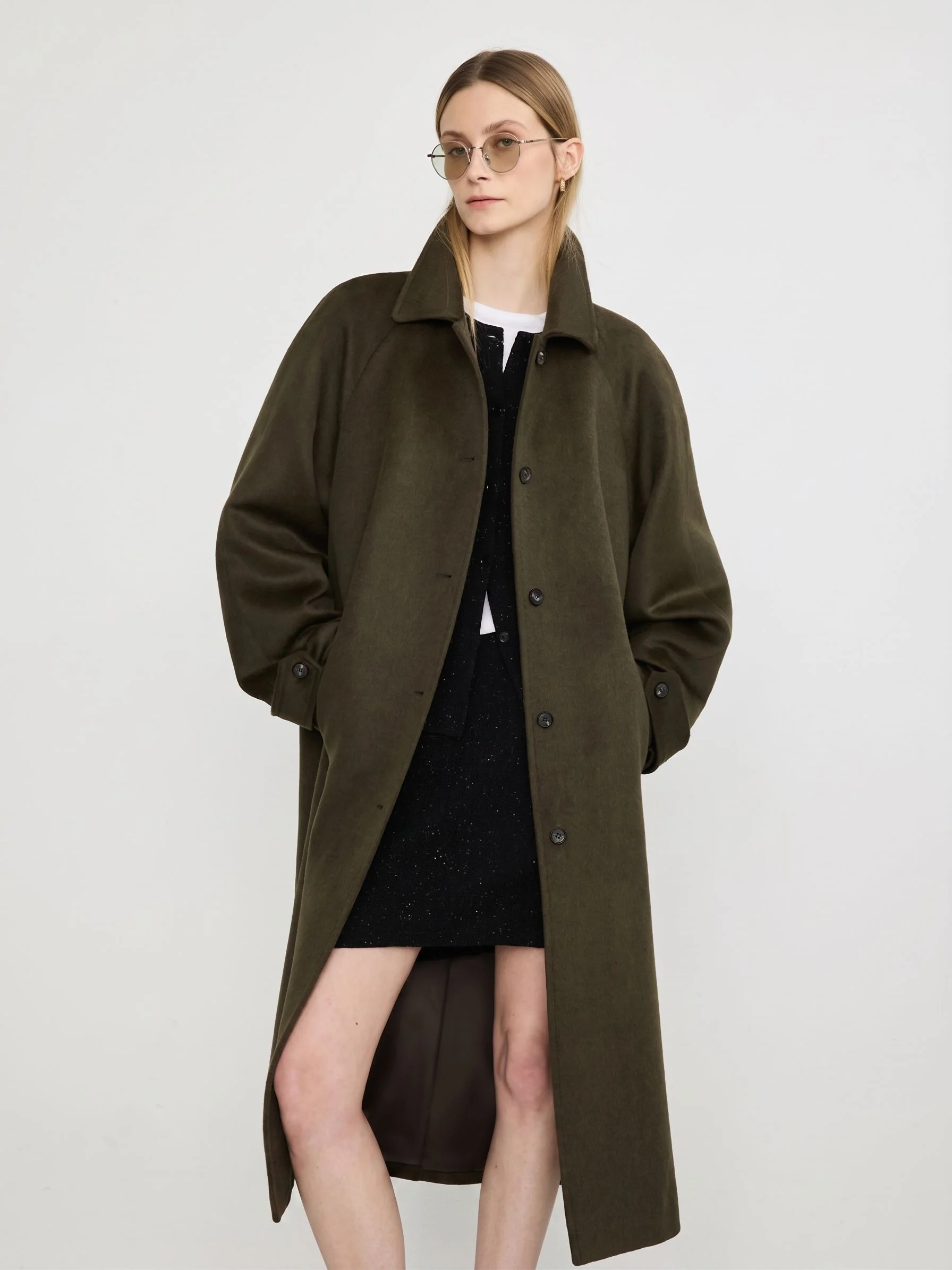 Raglan Alpaca Coat