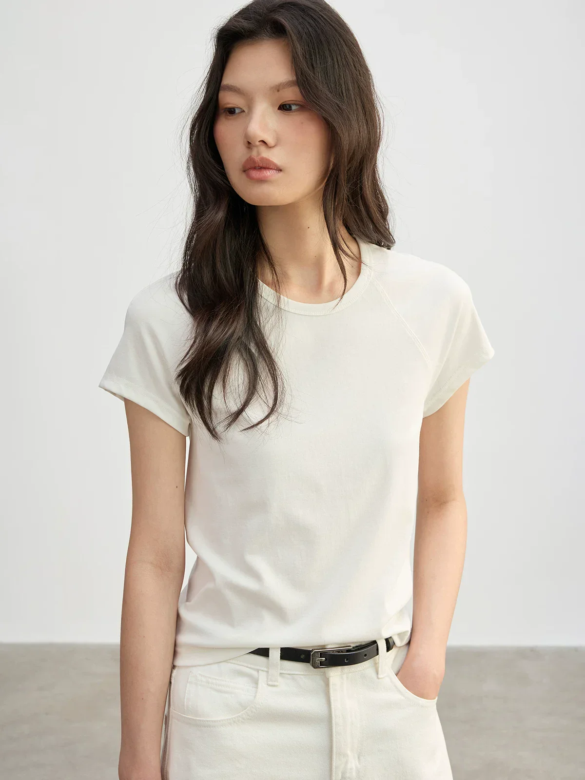 Raglan Cap Sleeve Tee - Image 5