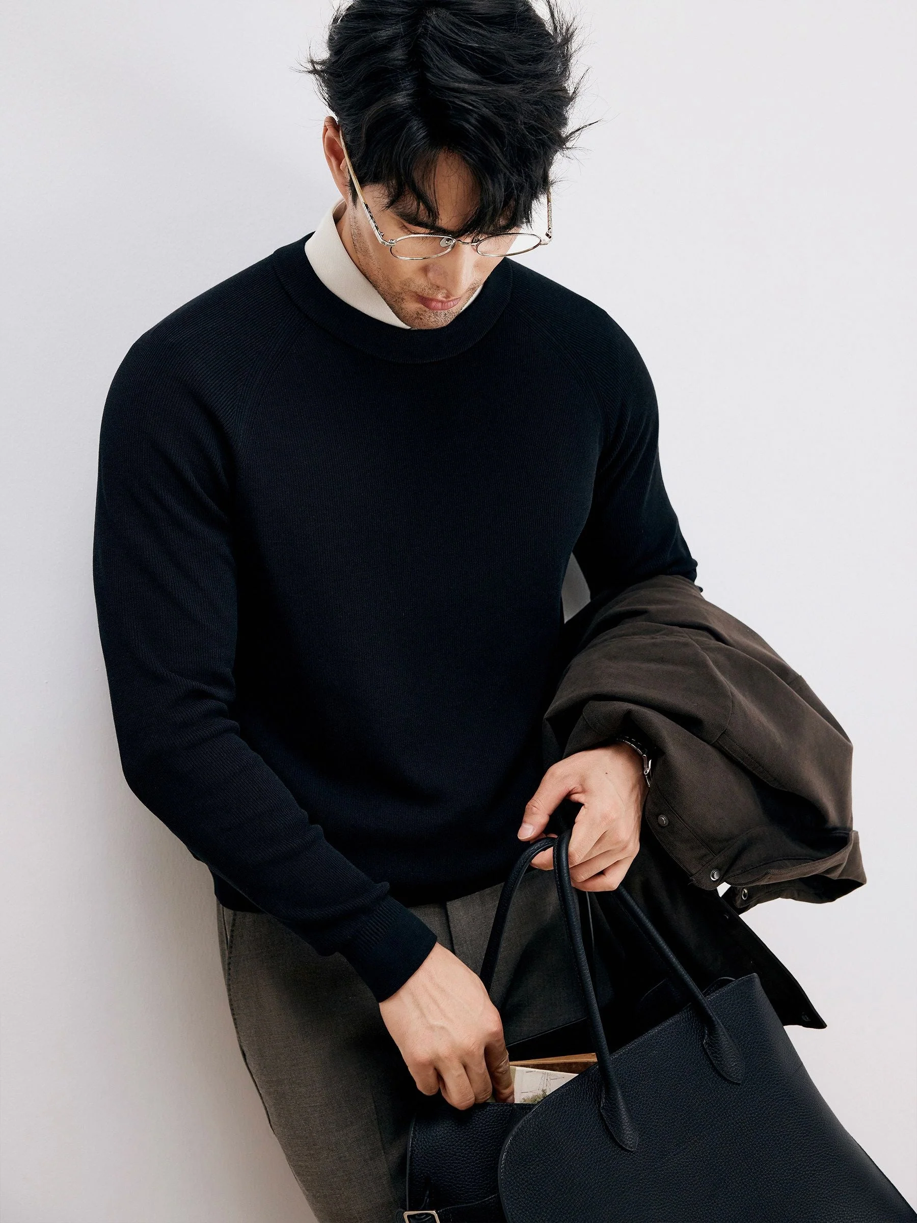 Raglan Crewneck Sweater - Image 3
