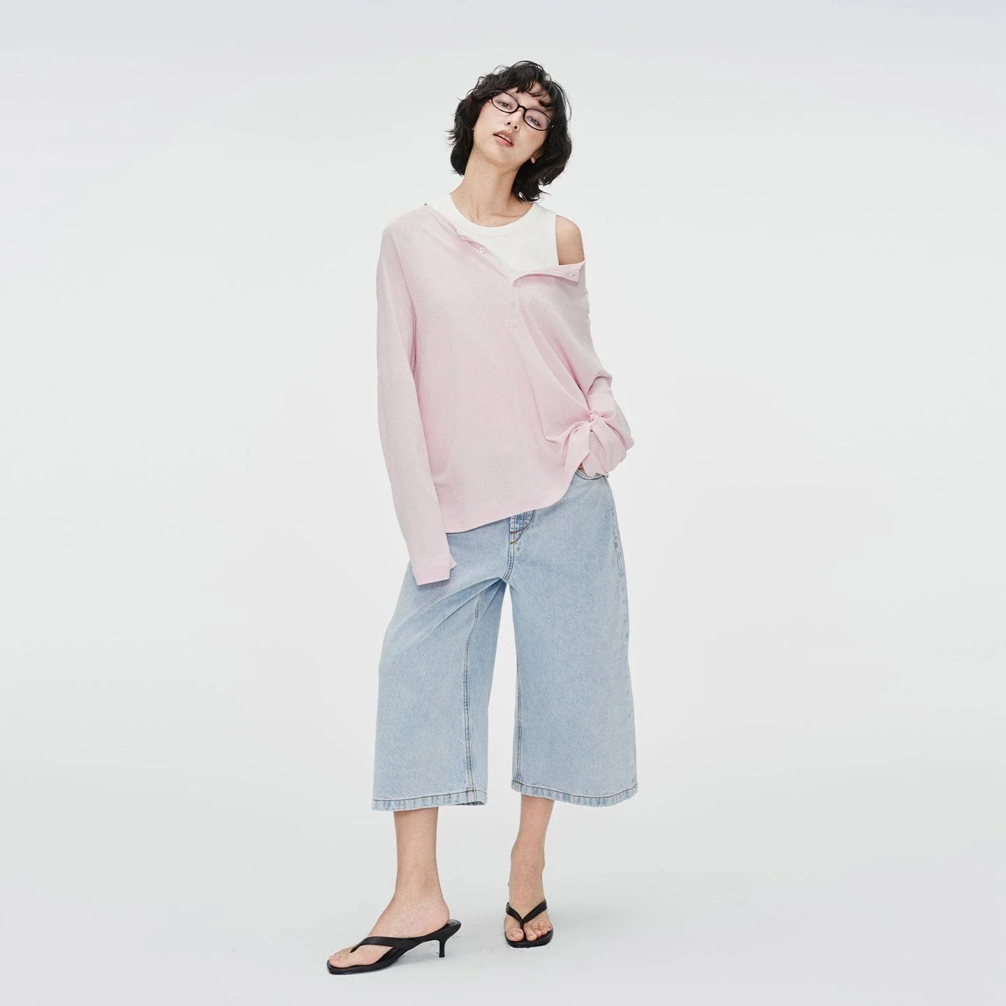 Raglan Henley Top - Image 7