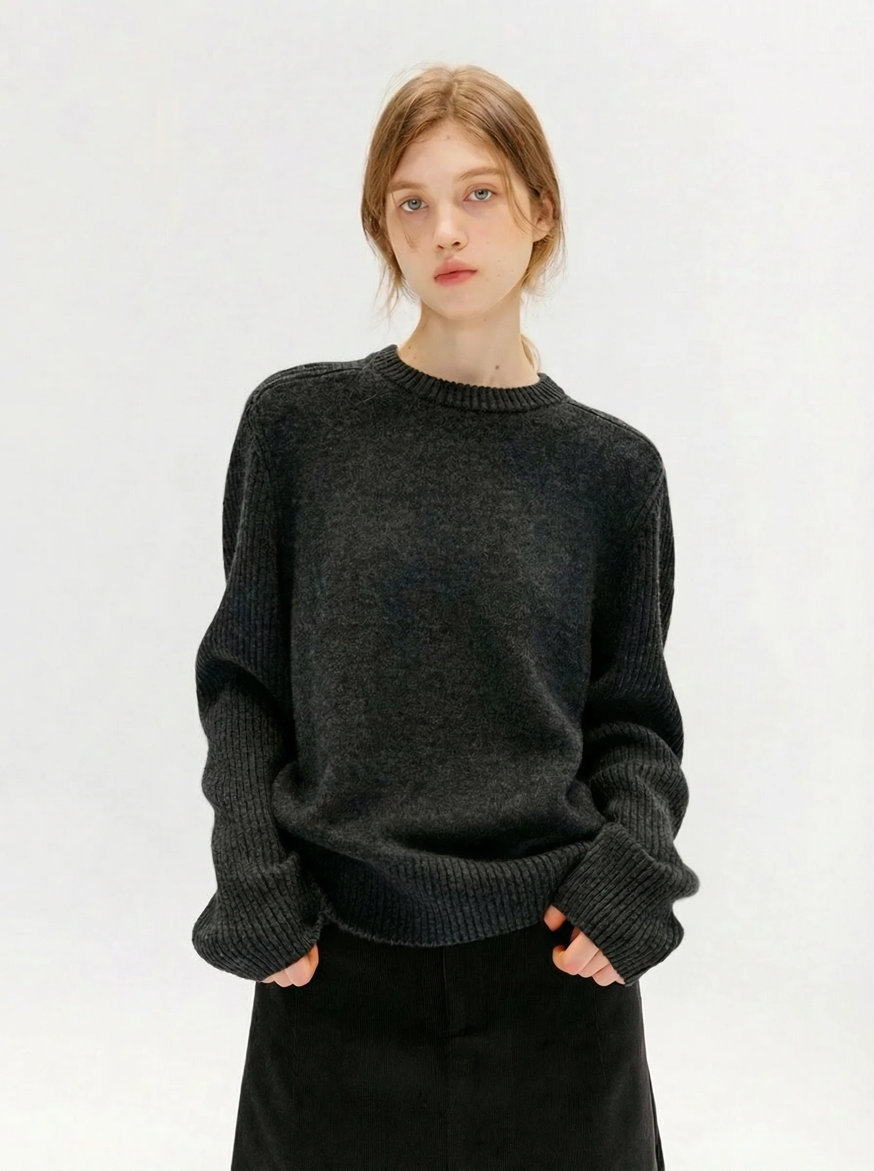 Raglan Rib Sweater