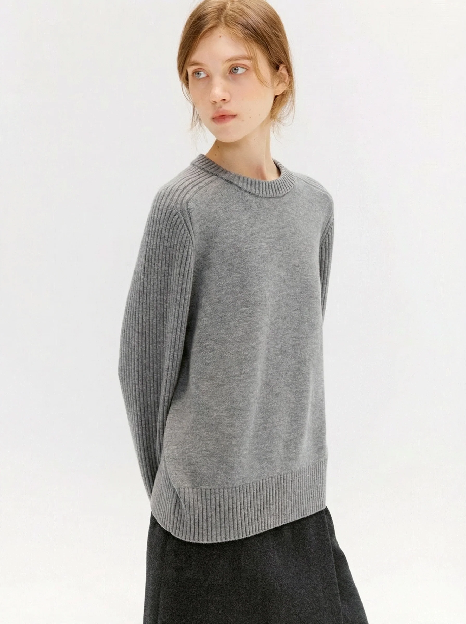 Raglan Rib Sweater - Image 2