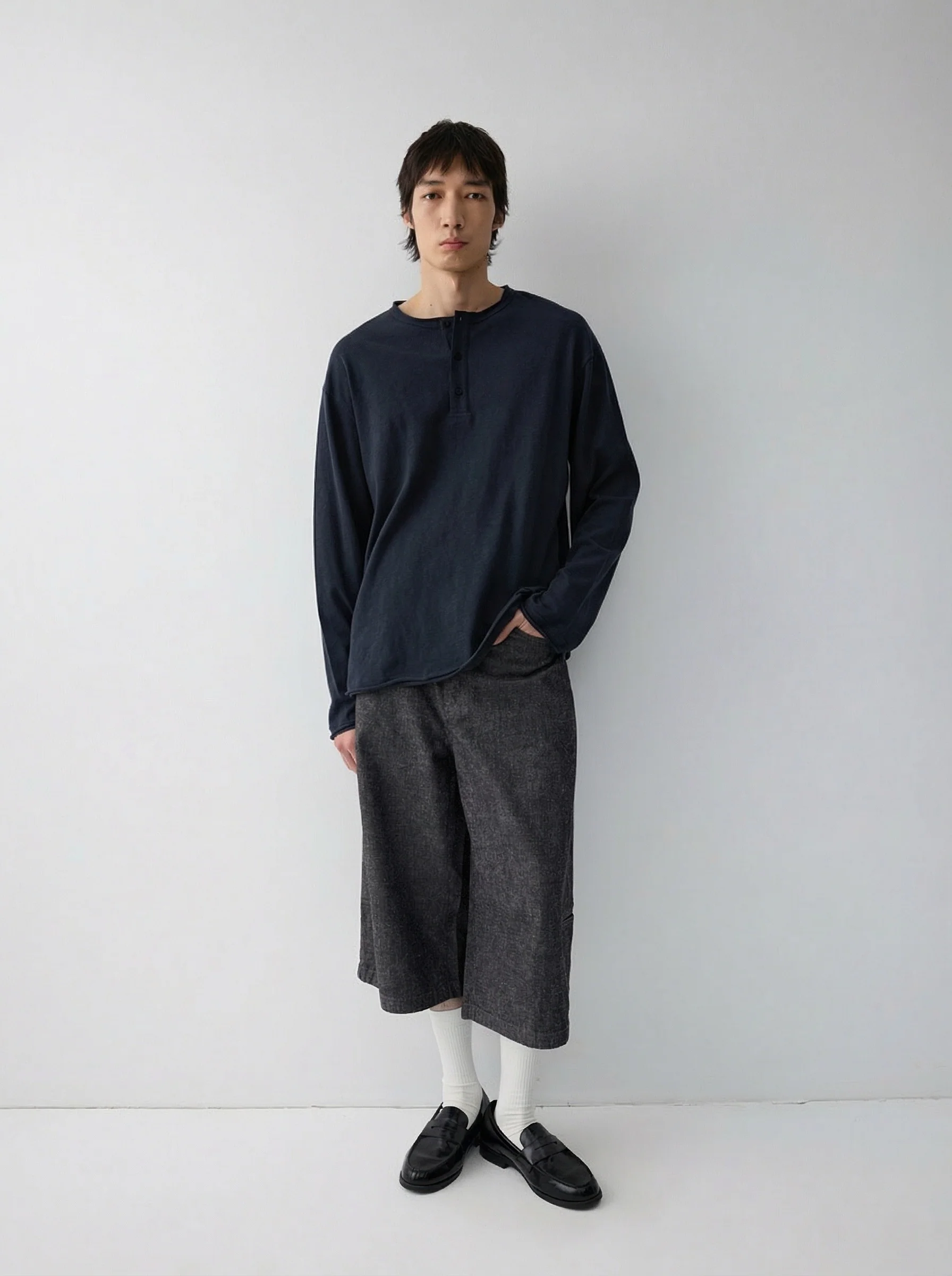 Raw-Edge Henley - Image 2