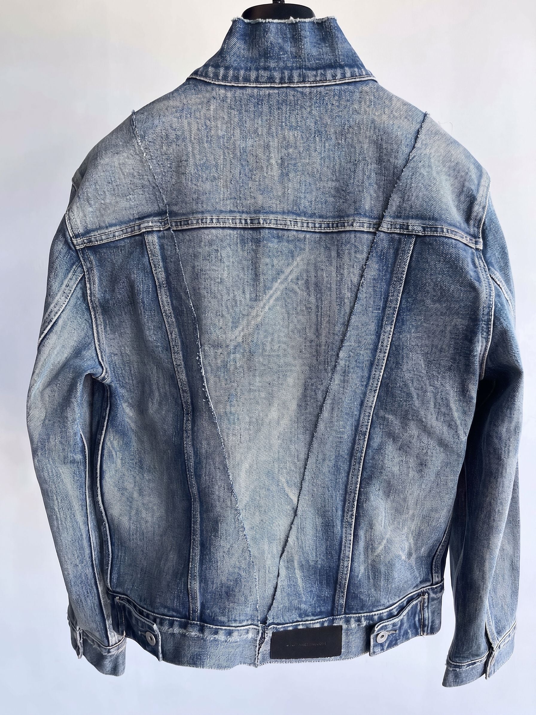 Raw Hem Denim Jacket - Image 5