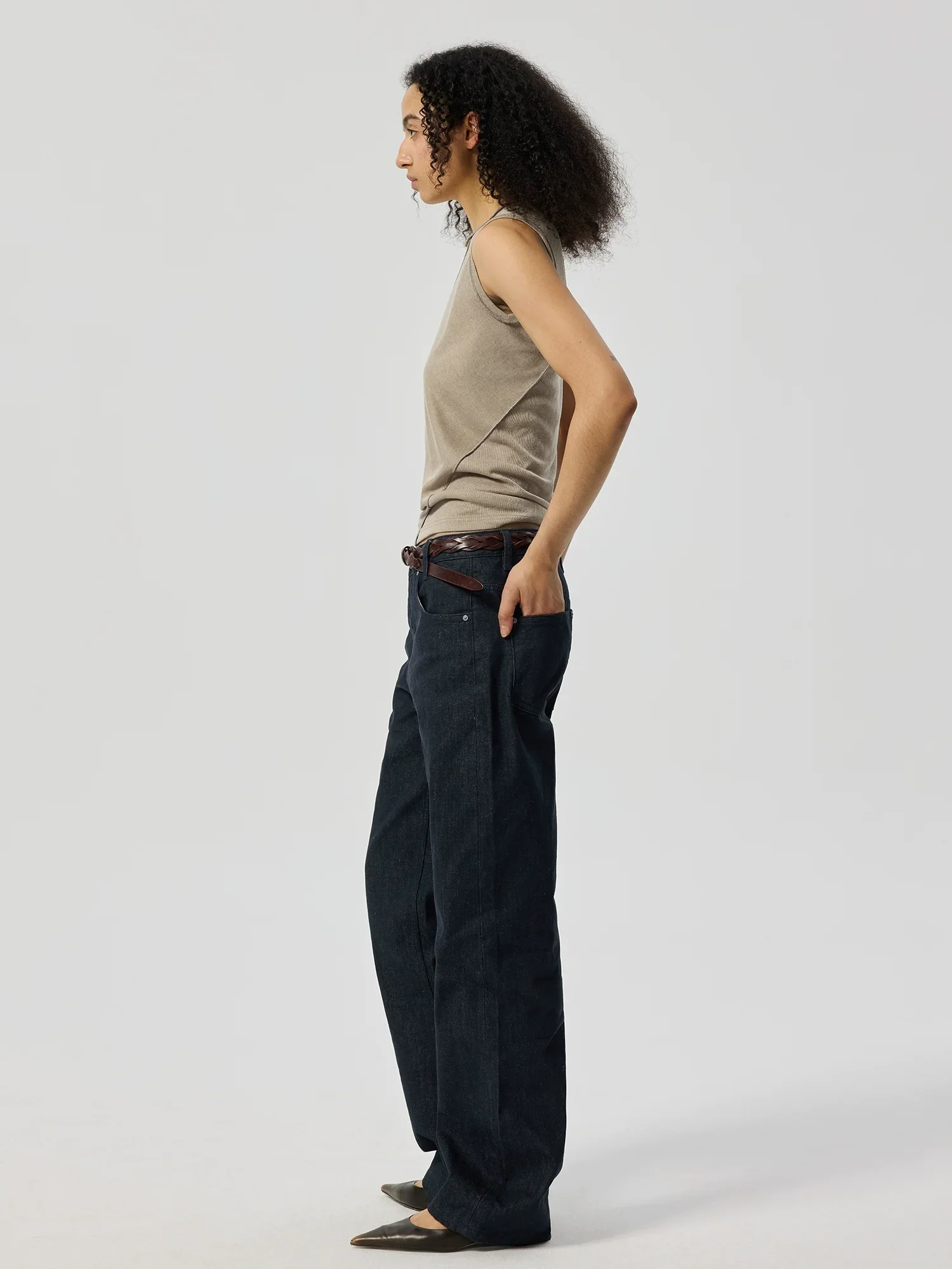 Raw Selvedge Straight Jeans - Image 2