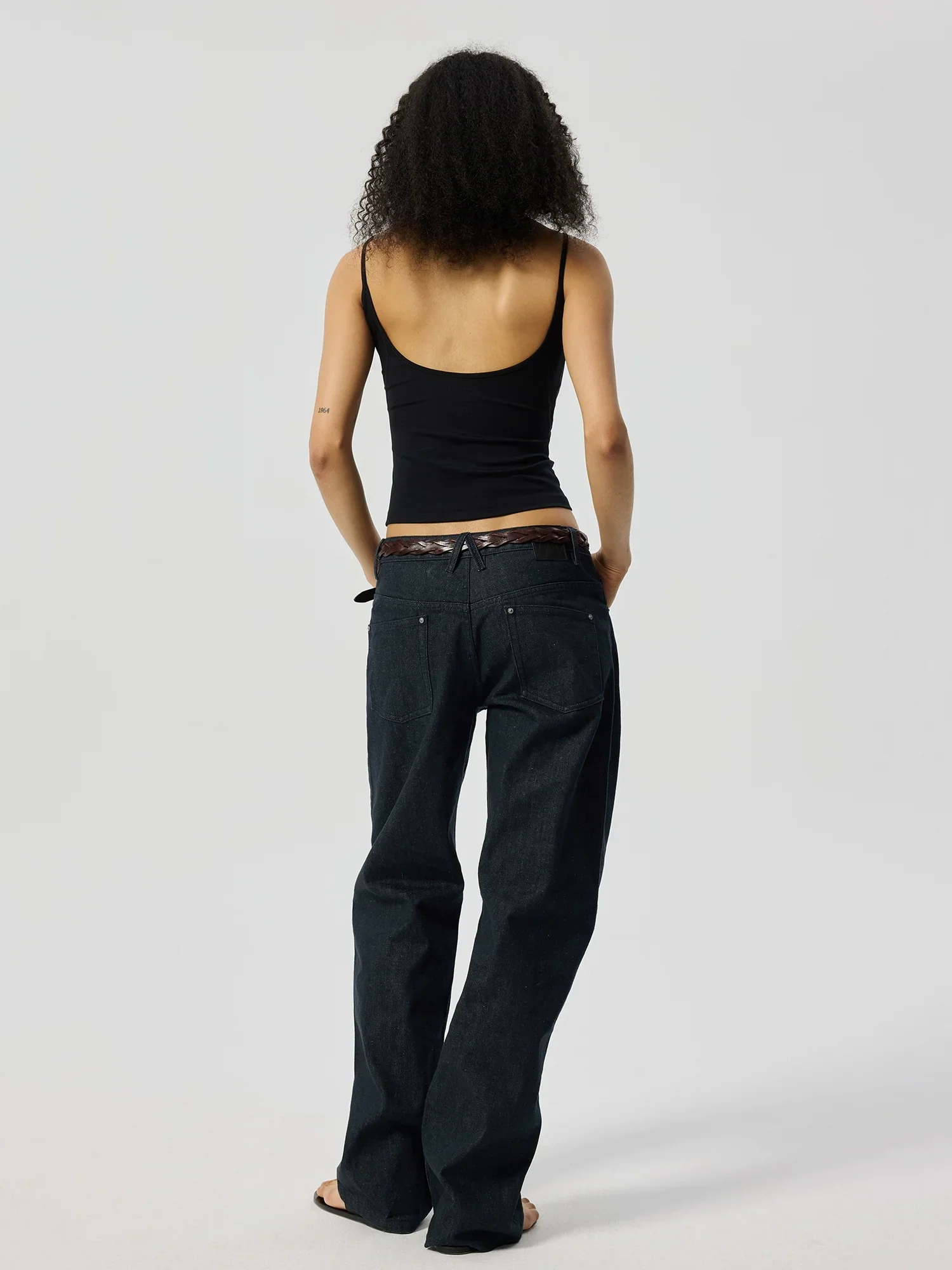 Raw Selvedge Straight Jeans - Image 3