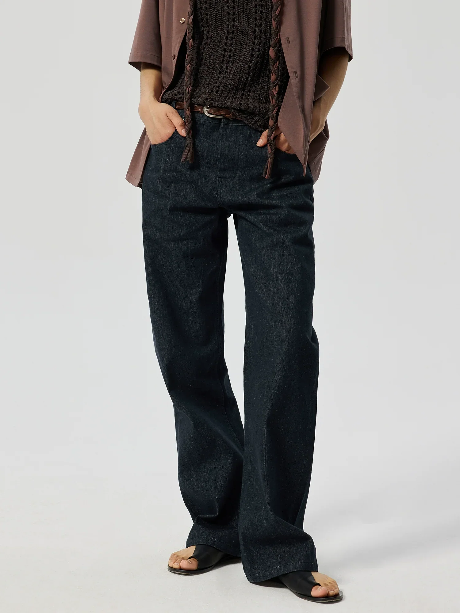 Raw Selvedge Straight Jeans - Image 4