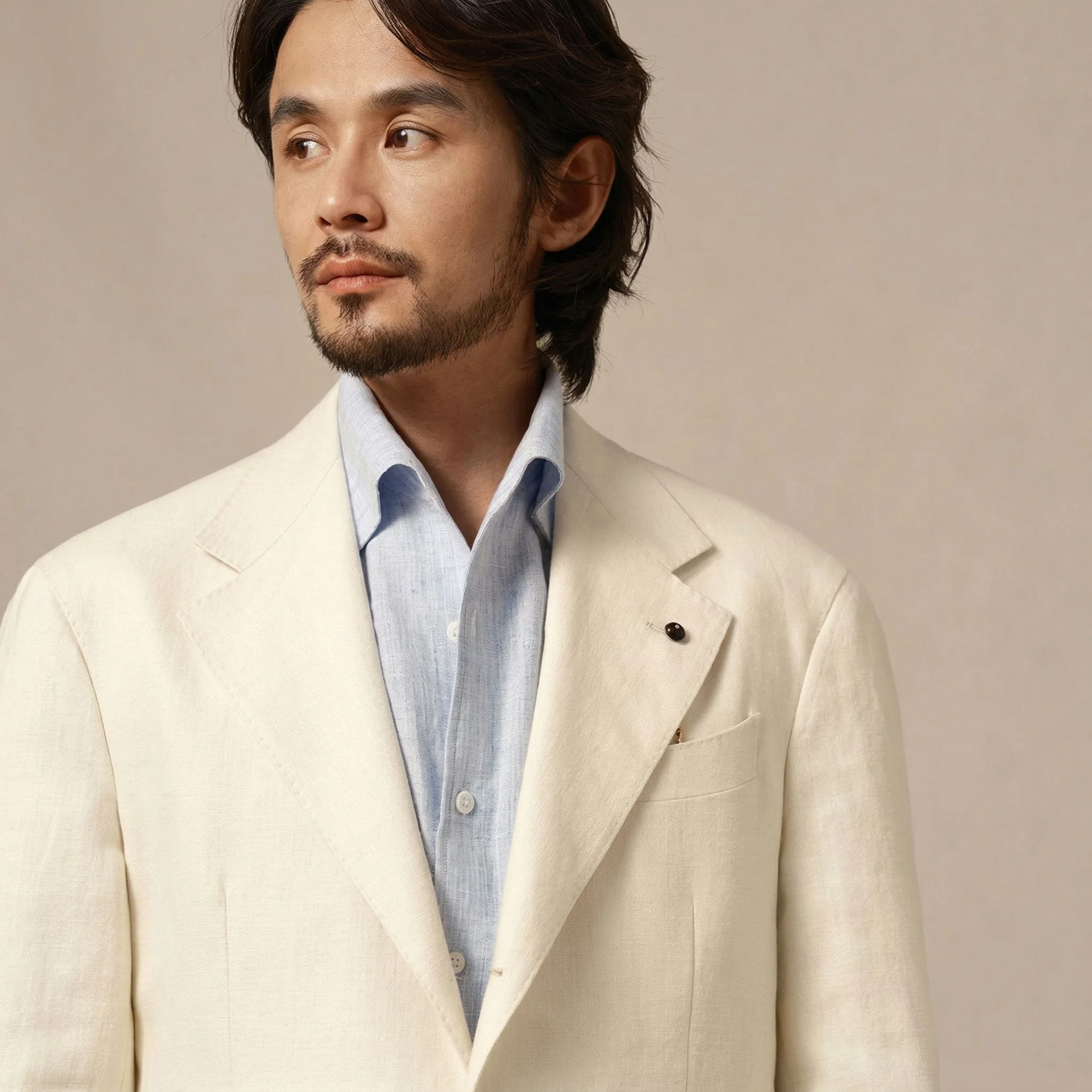 Refined French Linen Suit