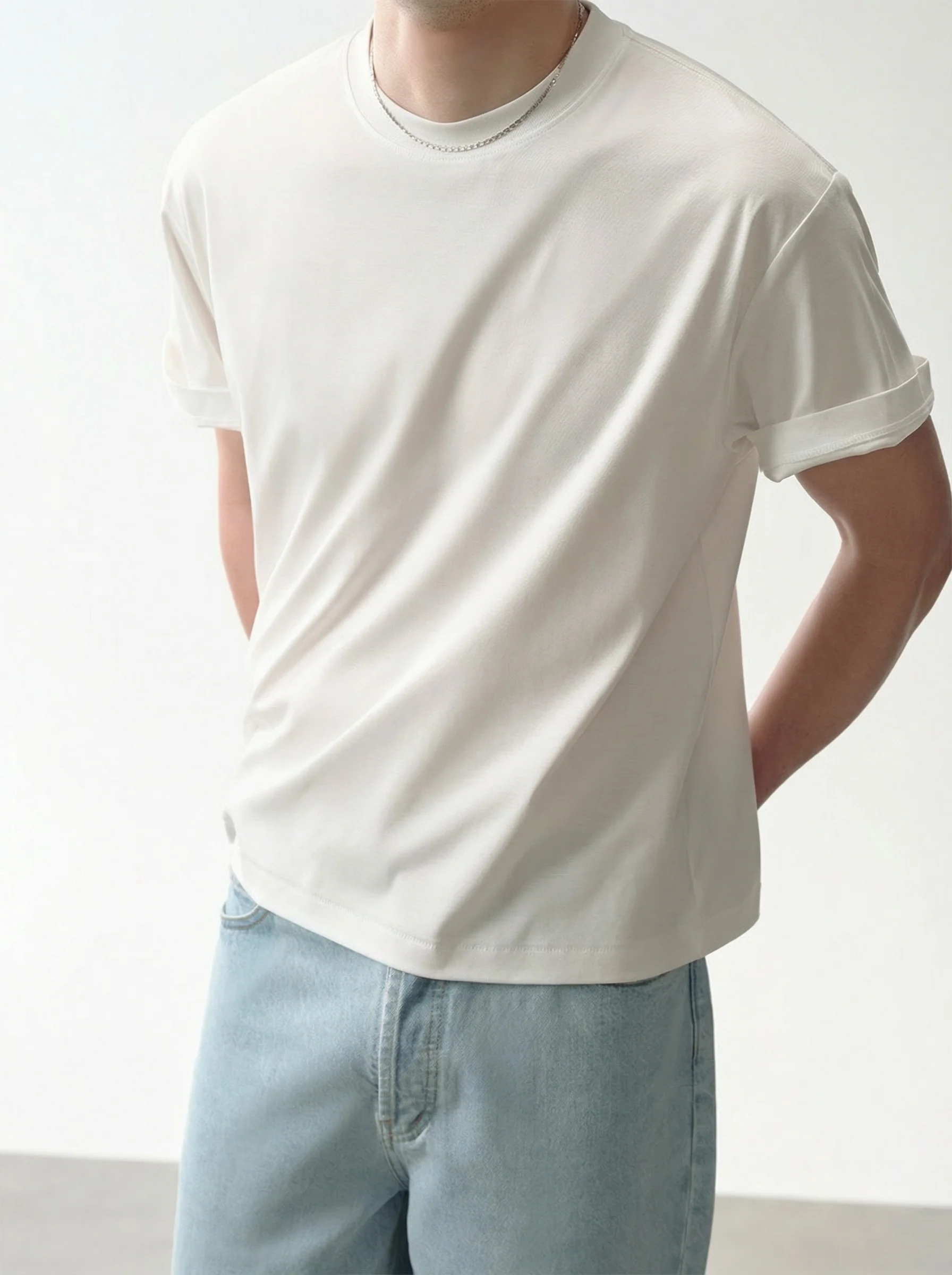 Refined Jersey Crewneck Tee - Image 2